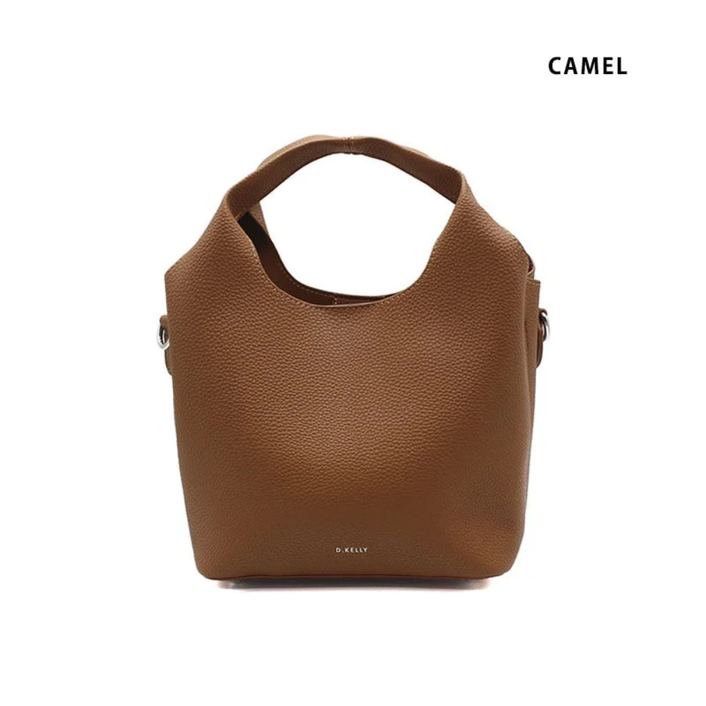 ディーケリー D.KELLY ハンドバッグ レディース D.KELLY スクエア 2way ハンド バッグ ショルダー 手提げ バッグ HR-434 (ダークブルー) ダークブルー