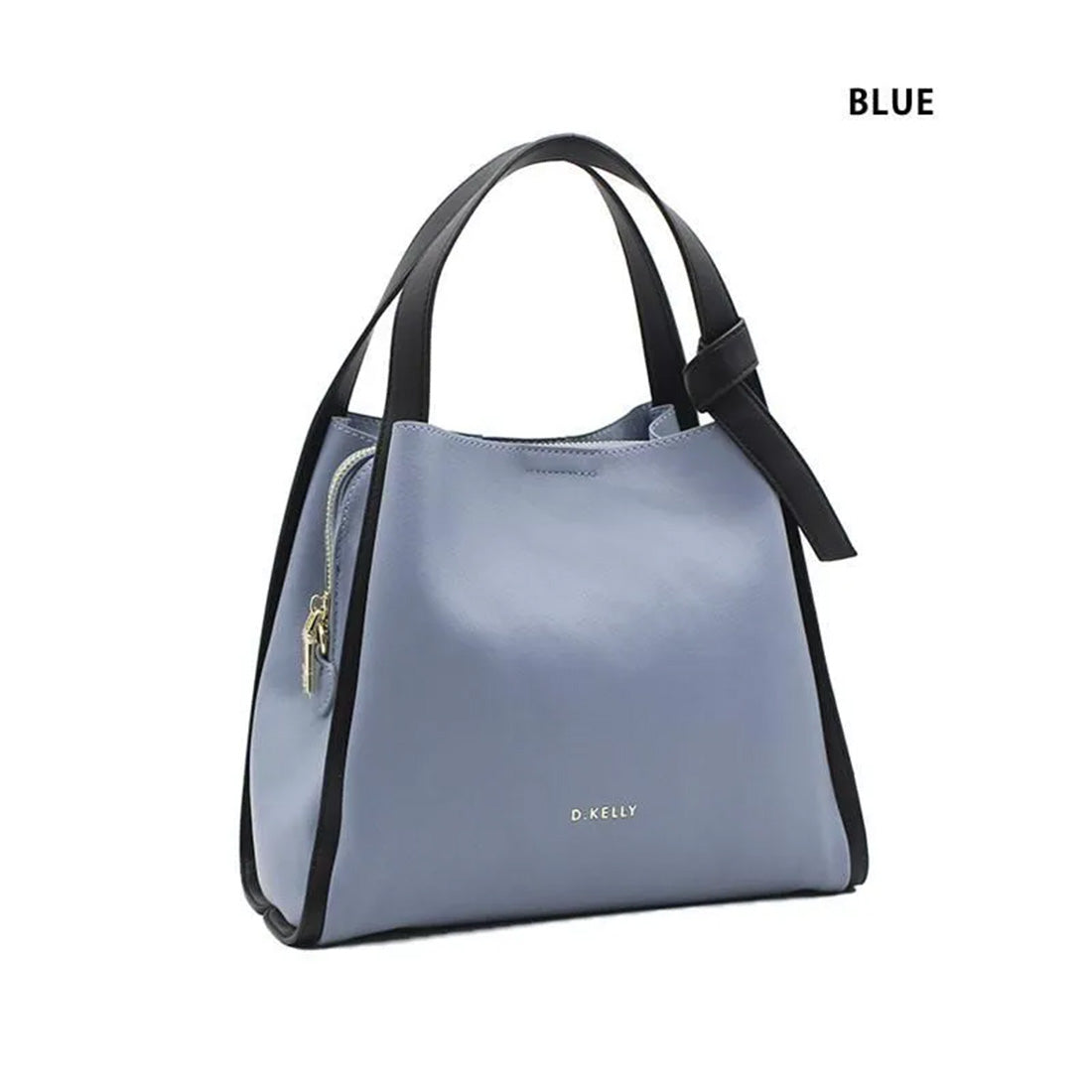 ディーケリー D.KELLY ハンドバッグ 2way ショルダーバッグ レディース D.KELLY バイカラー 自立 軽量 コンパクト ソフトレザー DK-ML-7103 (シルバー) シルバー