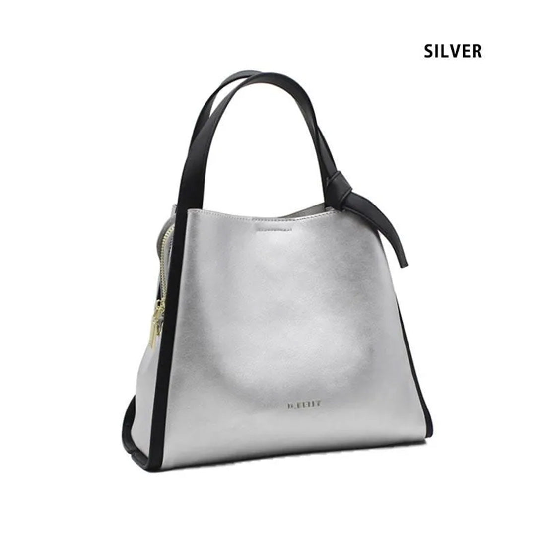 ディーケリー D.KELLY ハンドバッグ 2way ショルダーバッグ レディース D.KELLY バイカラー 自立 軽量 コンパクト ソフトレザー DK-ML-7103 (シルバー) シルバー