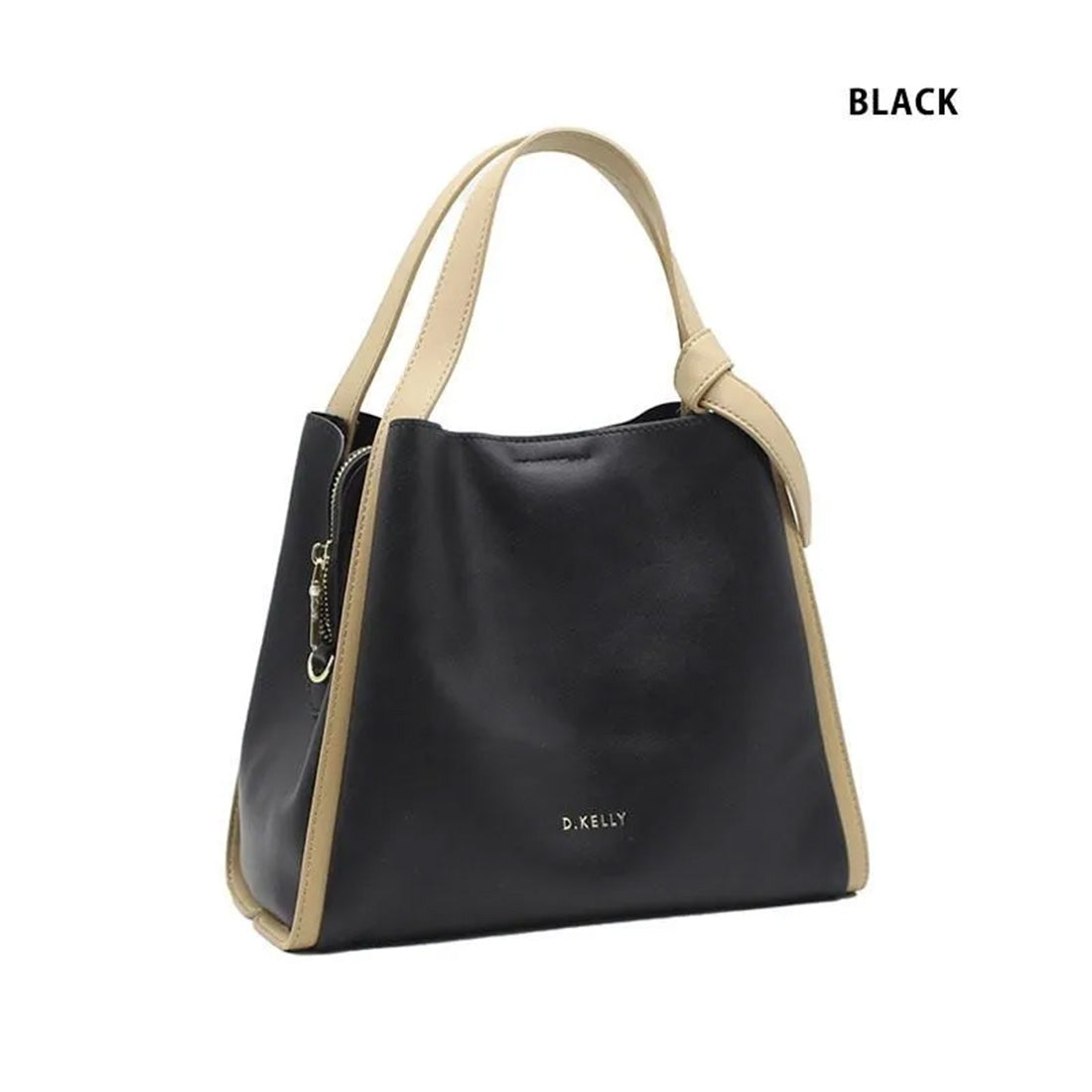 ディーケリー D.KELLY ハンドバッグ 2way ショルダーバッグ レディース D.KELLY バイカラー 自立 軽量 コンパクト ソフトレザー DK-ML-7103 (シルバー) シルバー