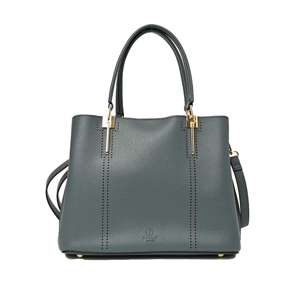 ディーケリー D.KELLY トートバッグ パンチングデザイントート 柔らか素材 豊富なカラーバリエーション カバン 肩掛け 手提げ パンチング 通勤 通学 フェイクレザー 2WAY DK-BL-79,ダークブルー