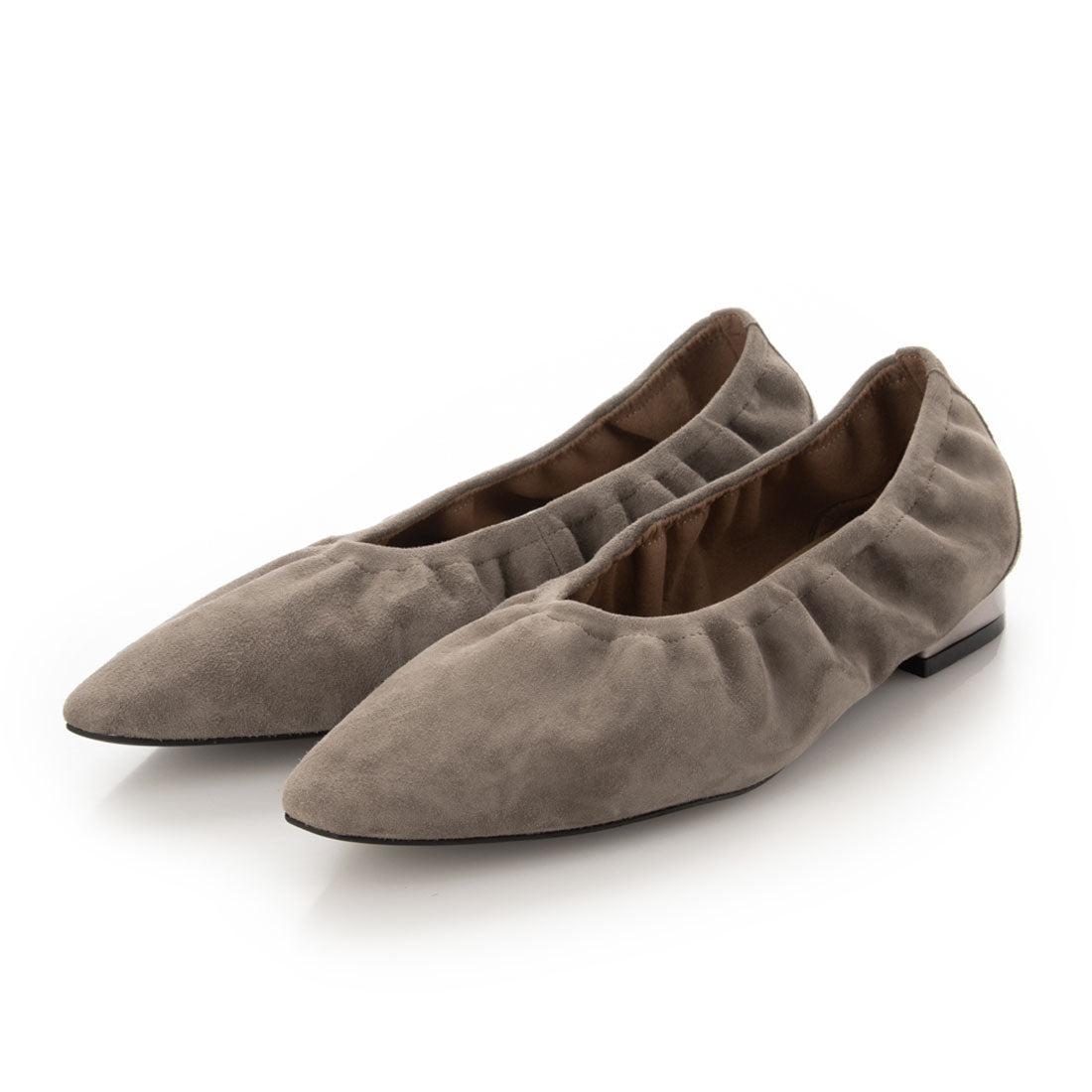 ダニエラアンドジェマ Daniella & GEMMA ポインテッドギャザーパンプス