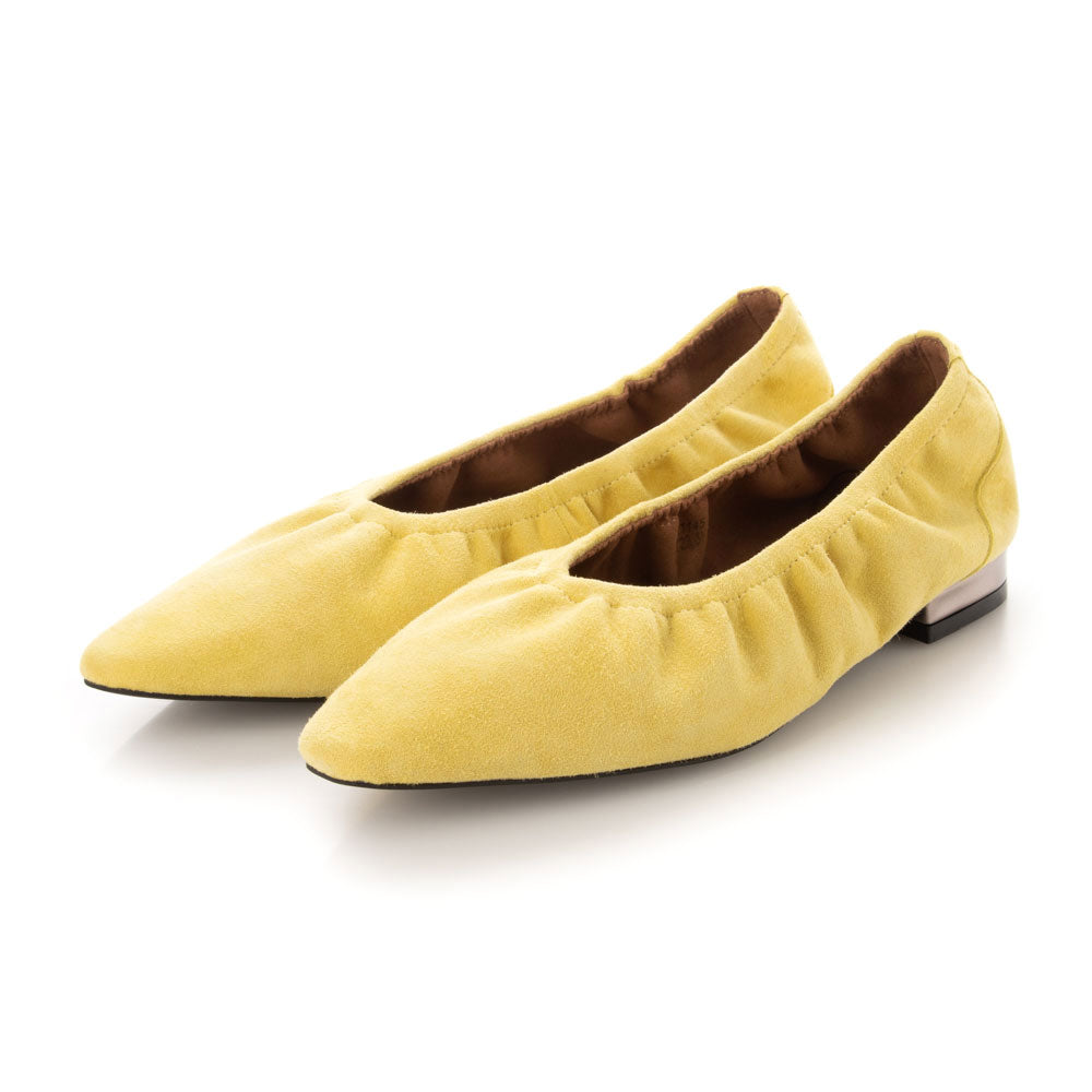 ダニエラアンドジェマ Daniella & GEMMA ポインテッドギャザーパンプス