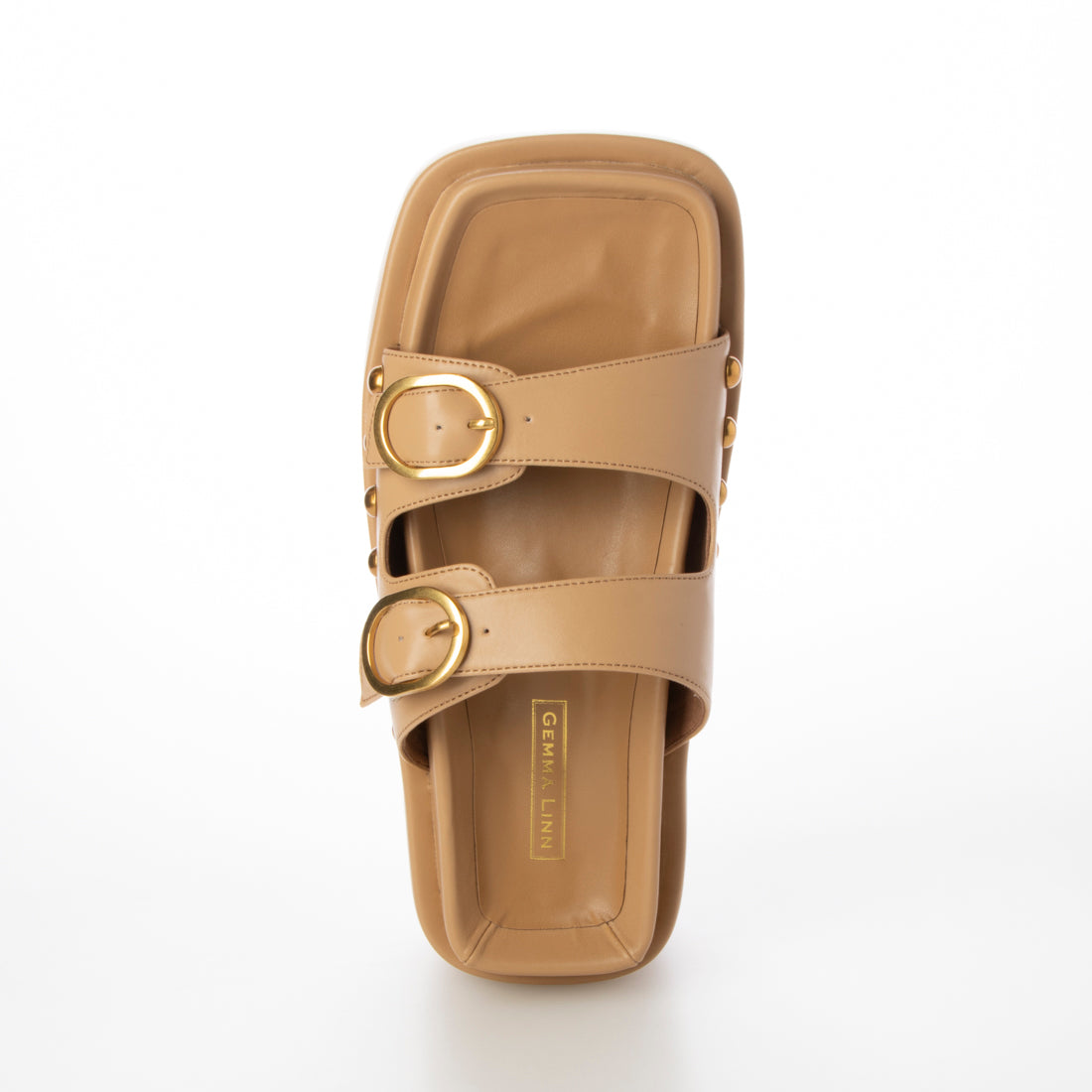 ダニエラアンドジェマ Daniella & GEMMA ダブルバックルベルトボリュームソールサンダル