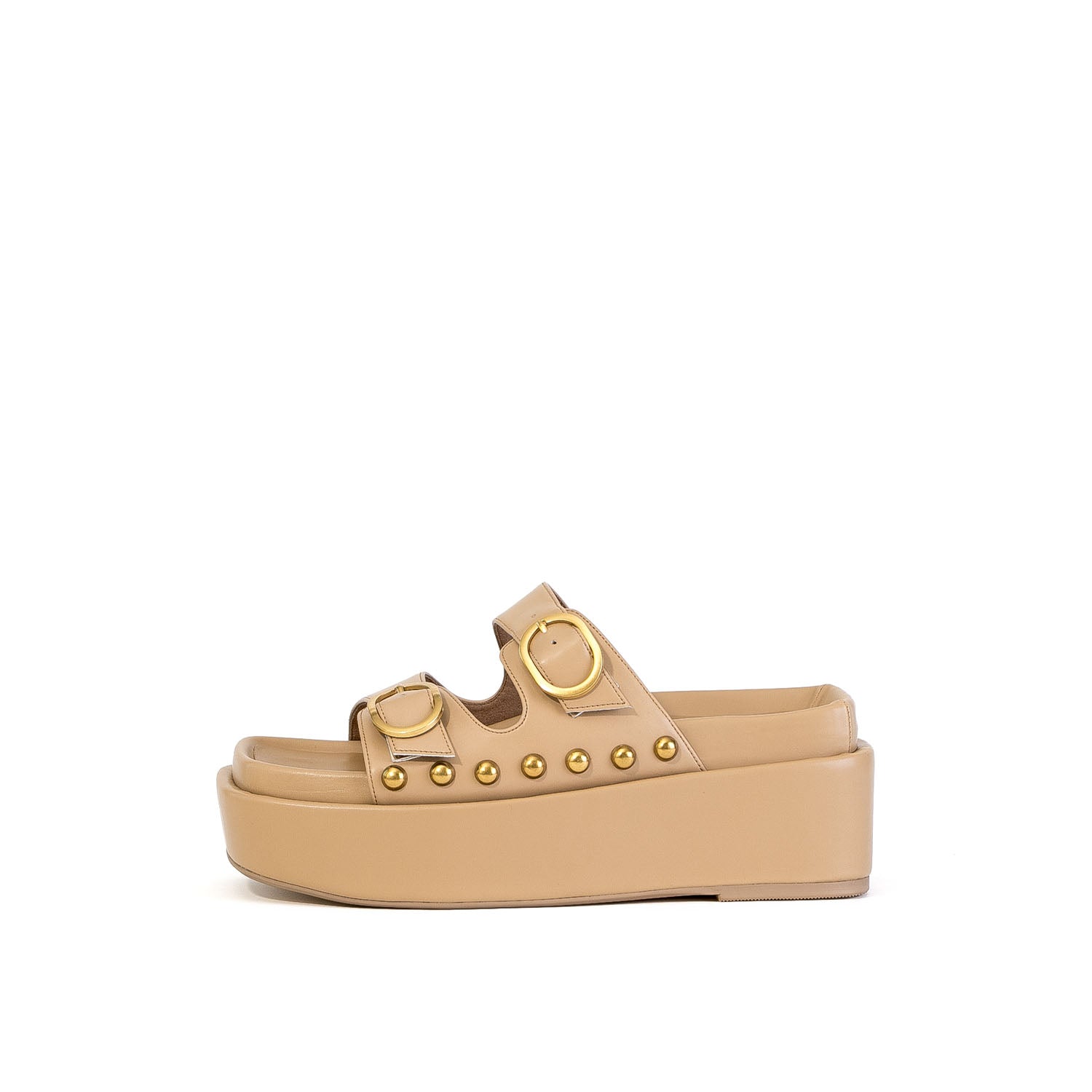 ダニエラアンドジェマ Daniella & GEMMA ダブルバックルベルトボリュームソールサンダル