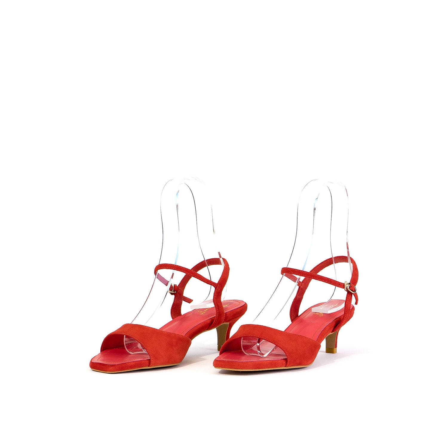 ダニエラアンドジェマ Daniella & GEMMA カラースエードストラップサンダル