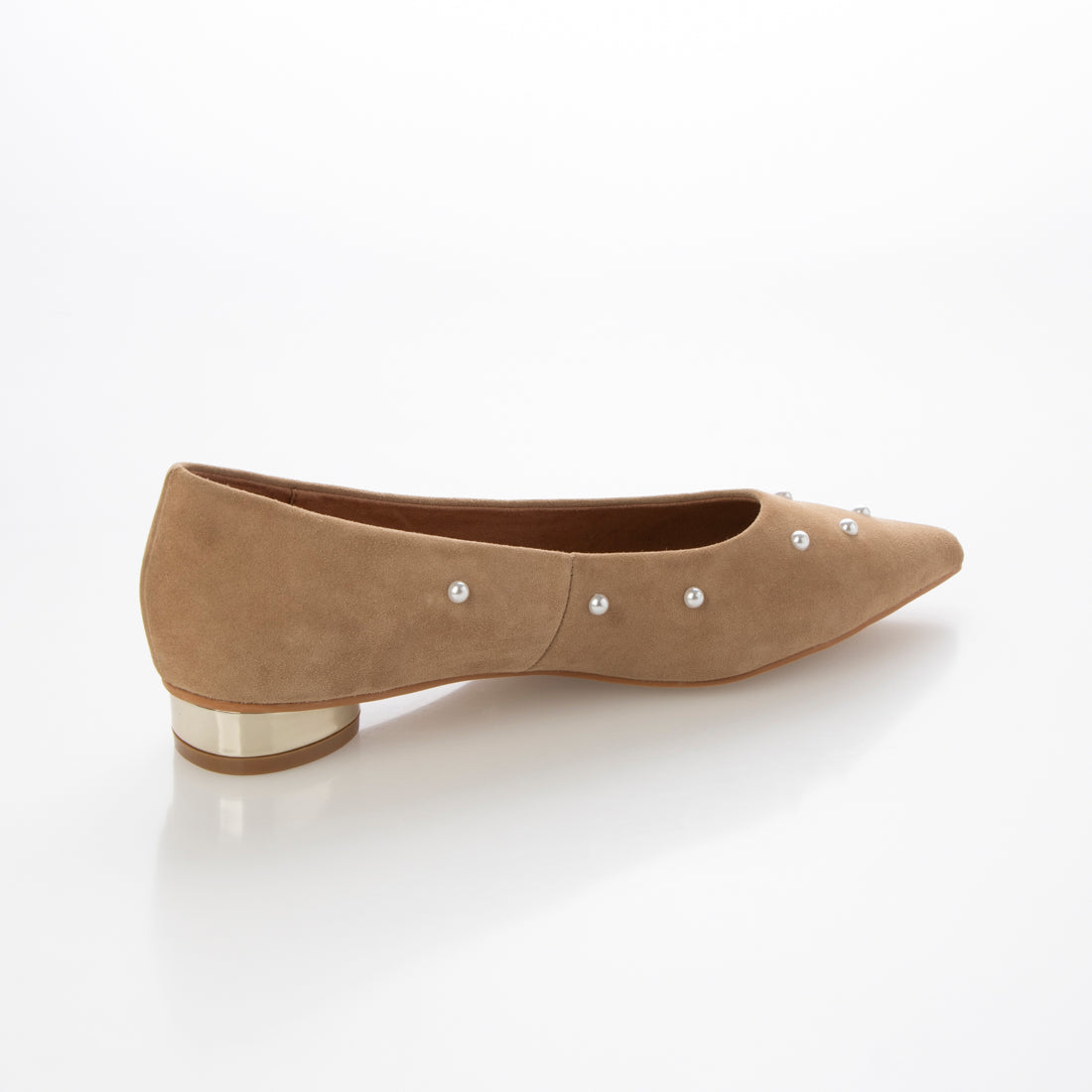 ダニエラアンドジェマ Daniella & GEMMA パールモチーフフラットシューズ