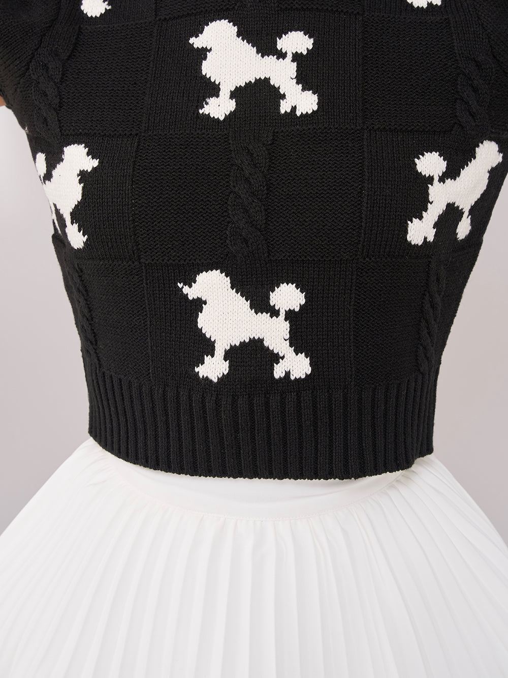 ダーリッチ Darich プードルシルエットニットトップス (ベージュ) ベージュ