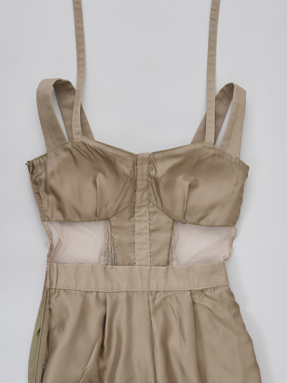 ダーリッチ Darich ランジェリーライクオールインワン (ベージュ) ベージュ