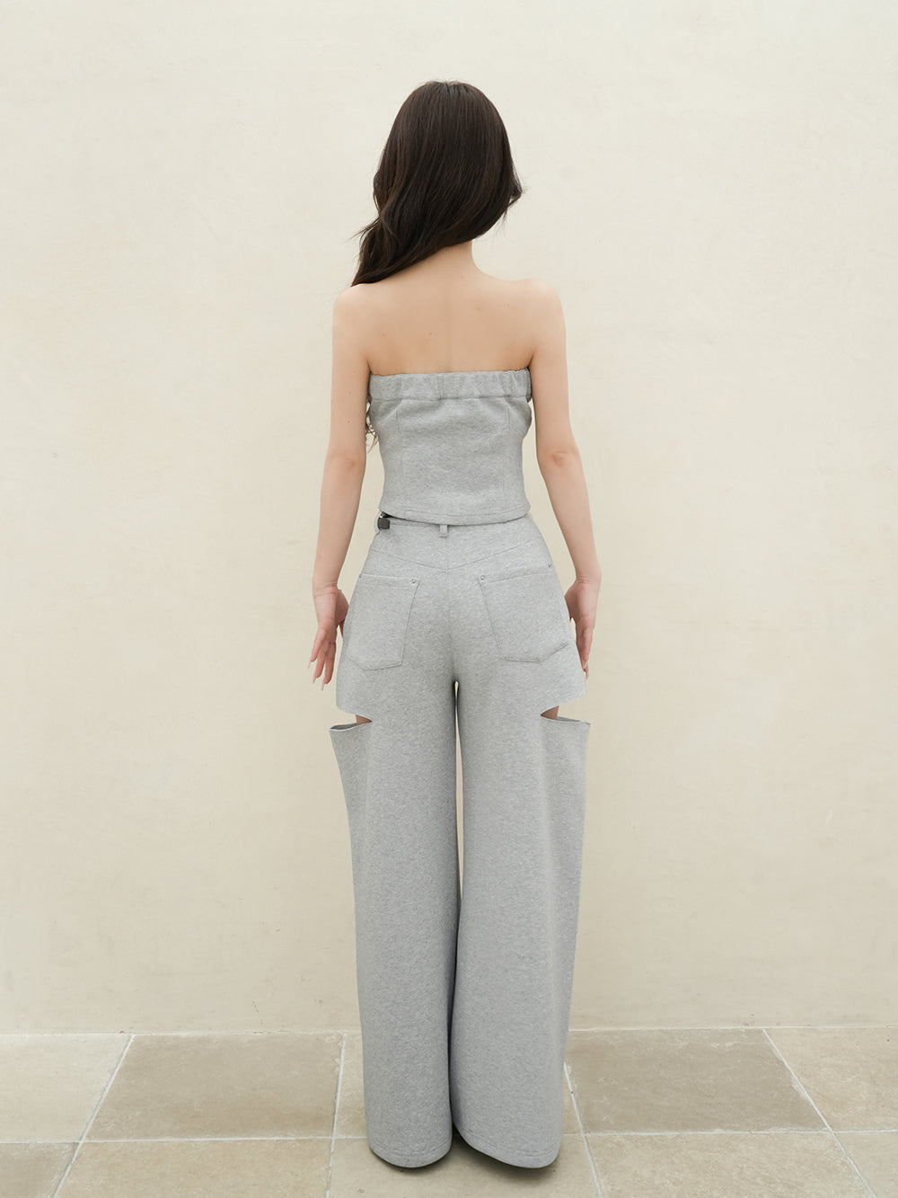 ダーリッチ Darich ボンディングスウェットベアアンサンブル (グレー) グレー