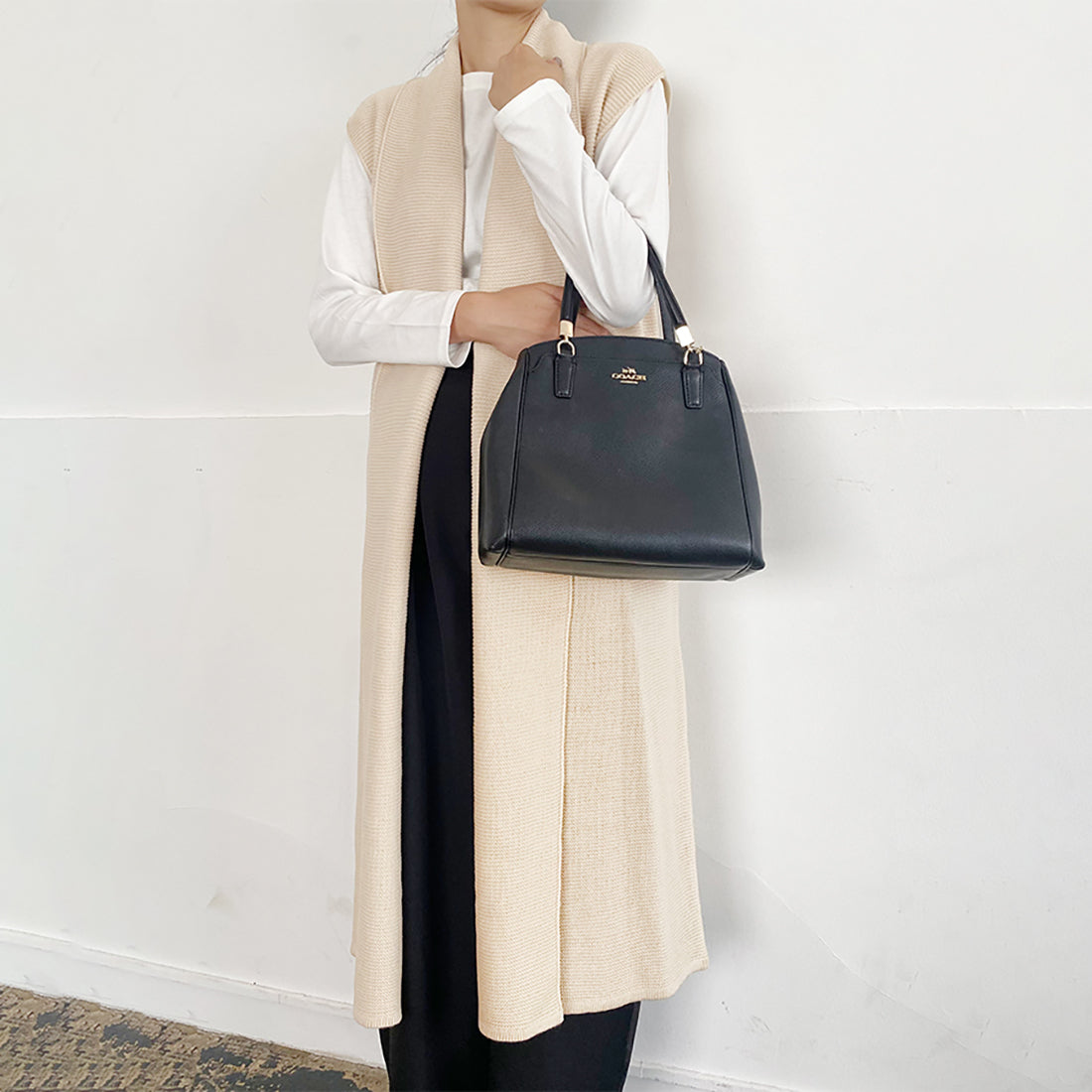 ドゥー ベル Doux Belle ニットジレ ロングジレ レディース