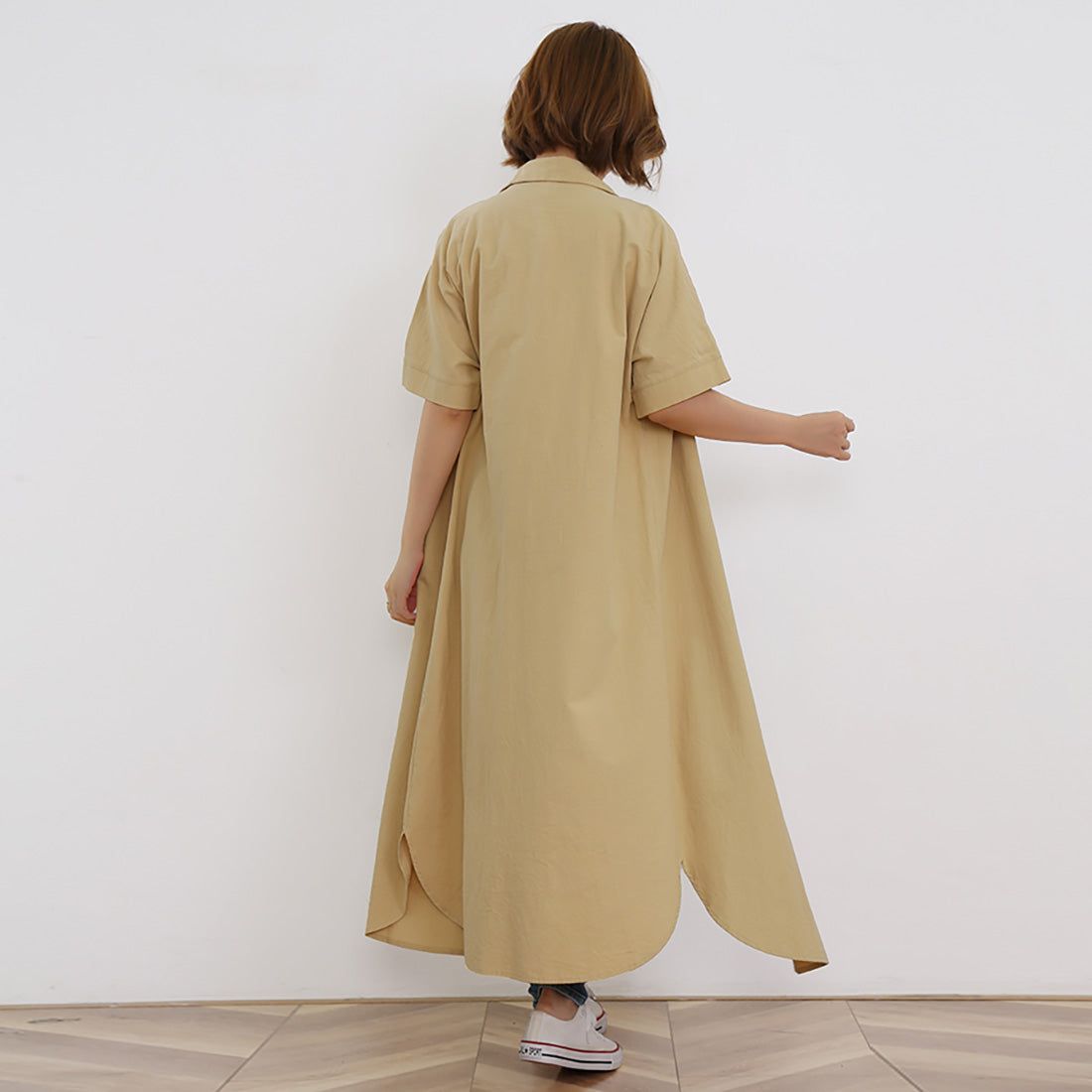 ドゥー ベル Doux Belle 新作 シャツワンピース ワンピース