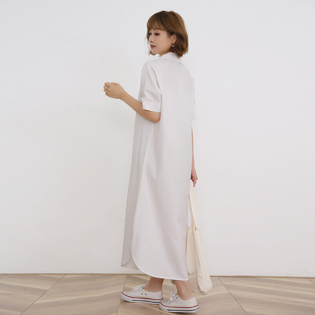 ドゥー ベル Doux Belle 新作 シャツワンピース ワンピース