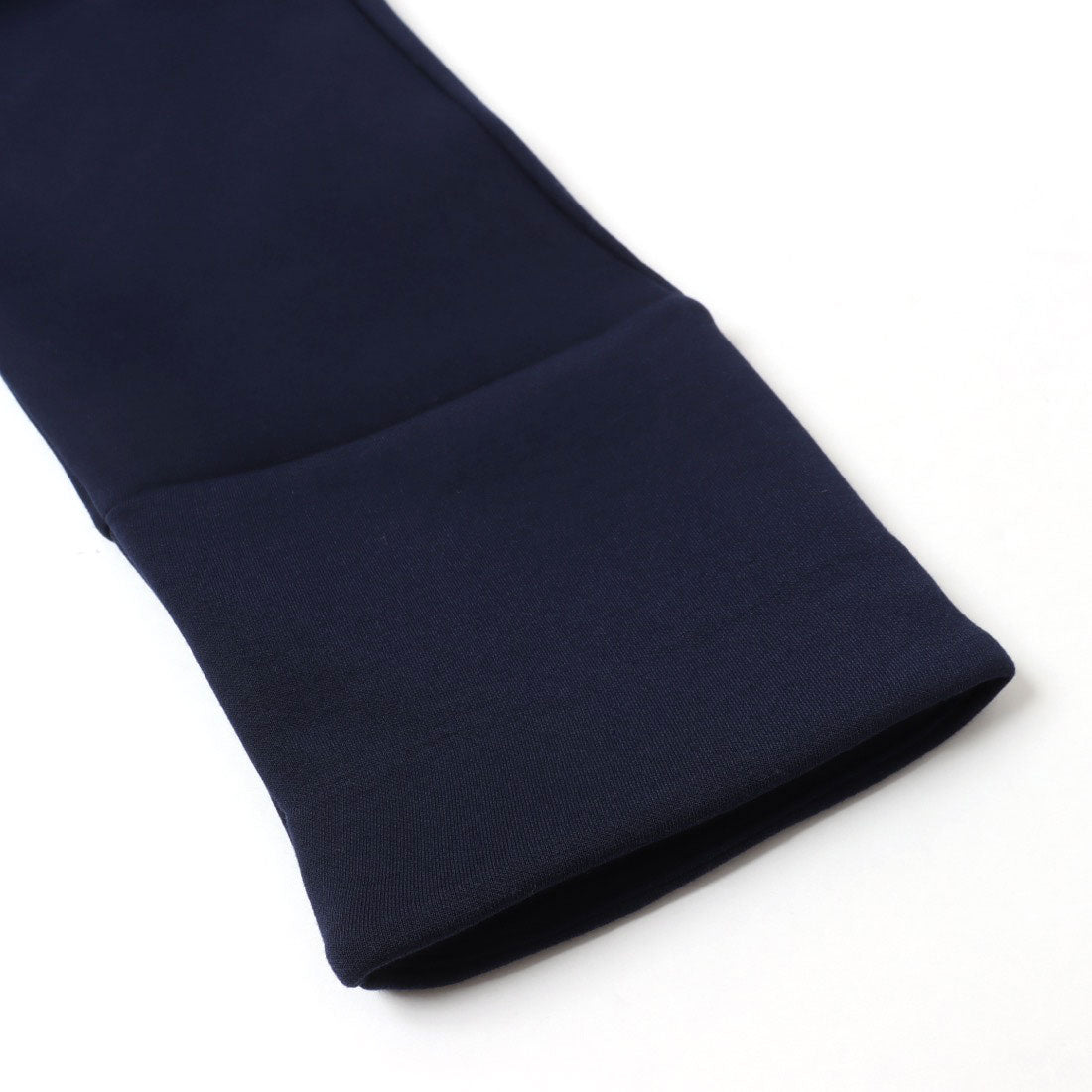 ドゥクラッセ DoCLASSE エアーライトフォルム・ノーカラーコート (ミッドナイトブルー) ミッドナイトブルー