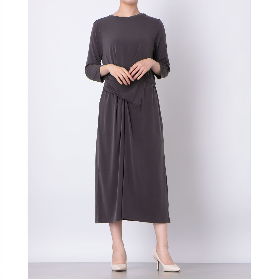 DoCLASSE Draped Jersey Twist Dress