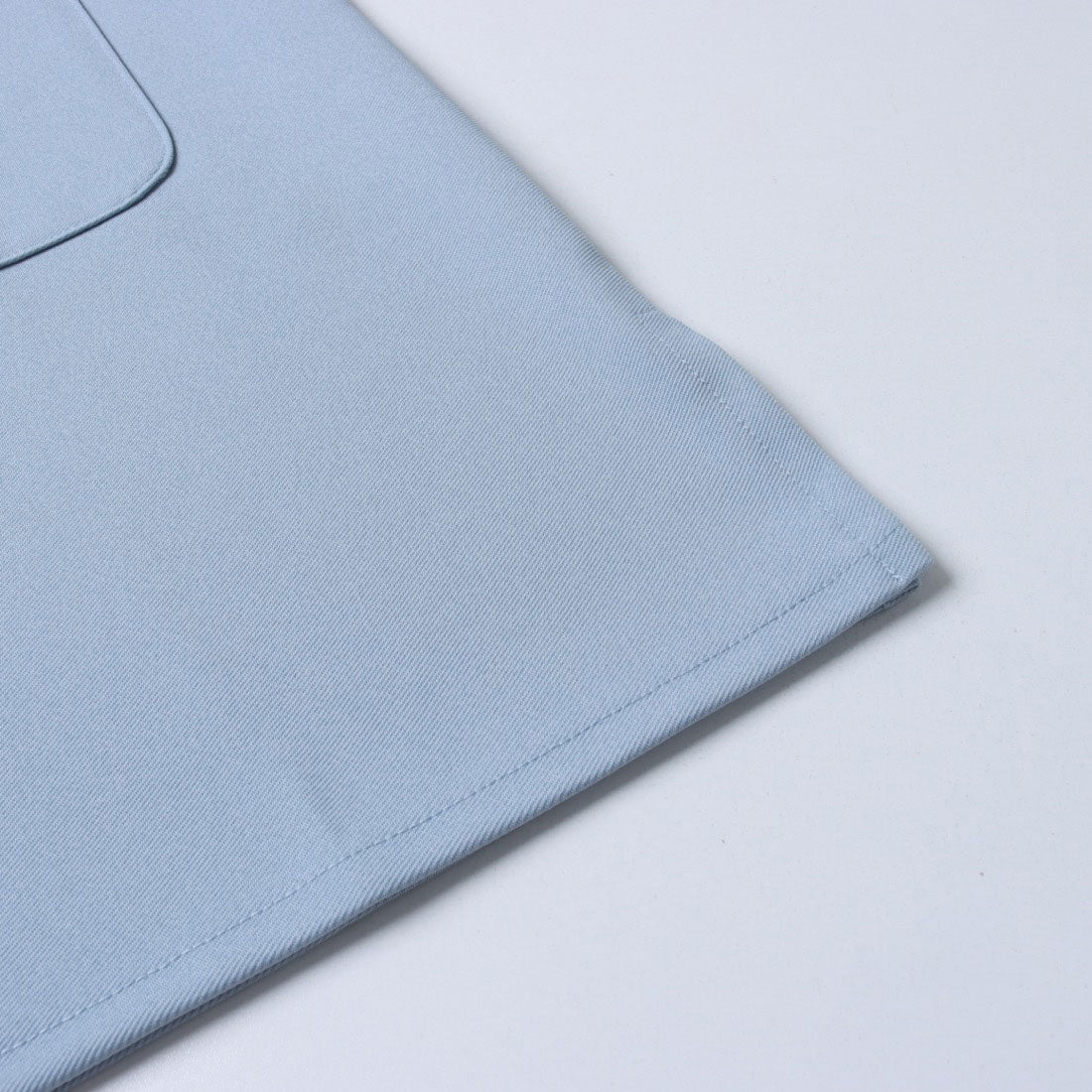 ドゥクラッセ DoCLASSE ストレッチツイル・ポケット付きチュニック (ブルーグレー) ブルーグレー