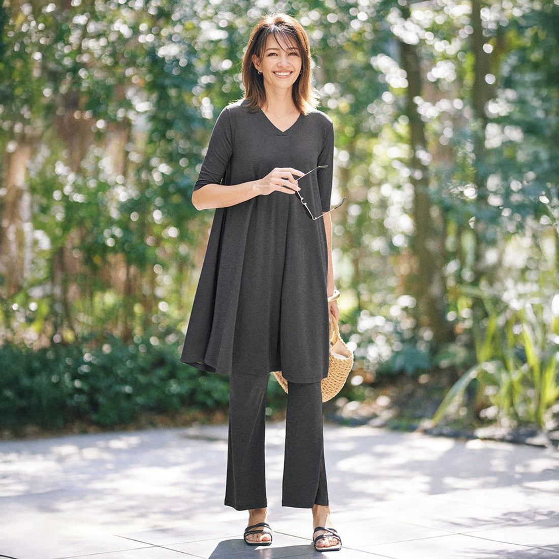 ドゥクラッセ DoCLASSE UVスラブ・ジェットセッターズ/パンツ70cm (チャコール) チャコール