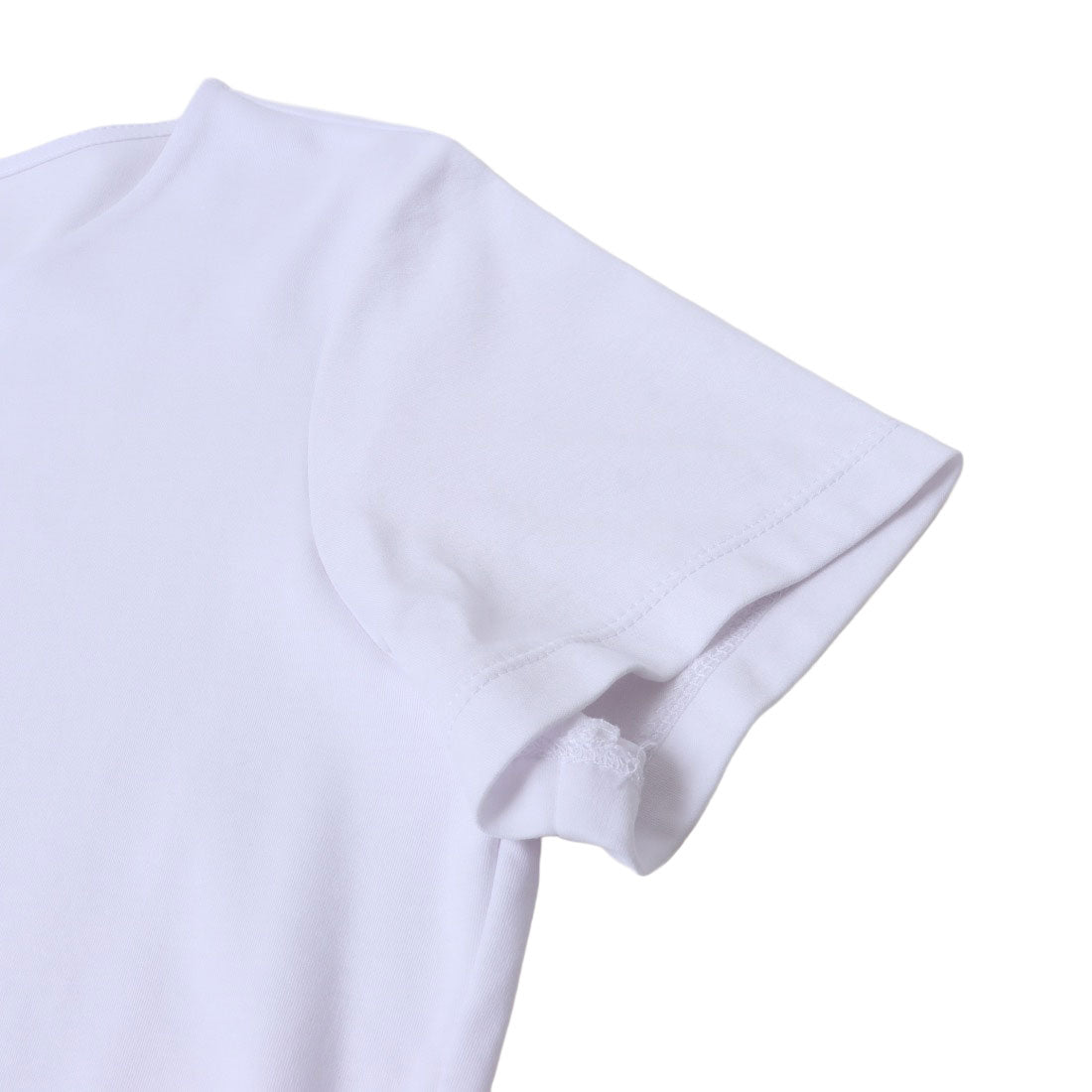 ドゥクラッセ DoCLASSE シフォンフリル/スーピマ・ドゥクラッセTシャツ (ホワイト) ホワイト