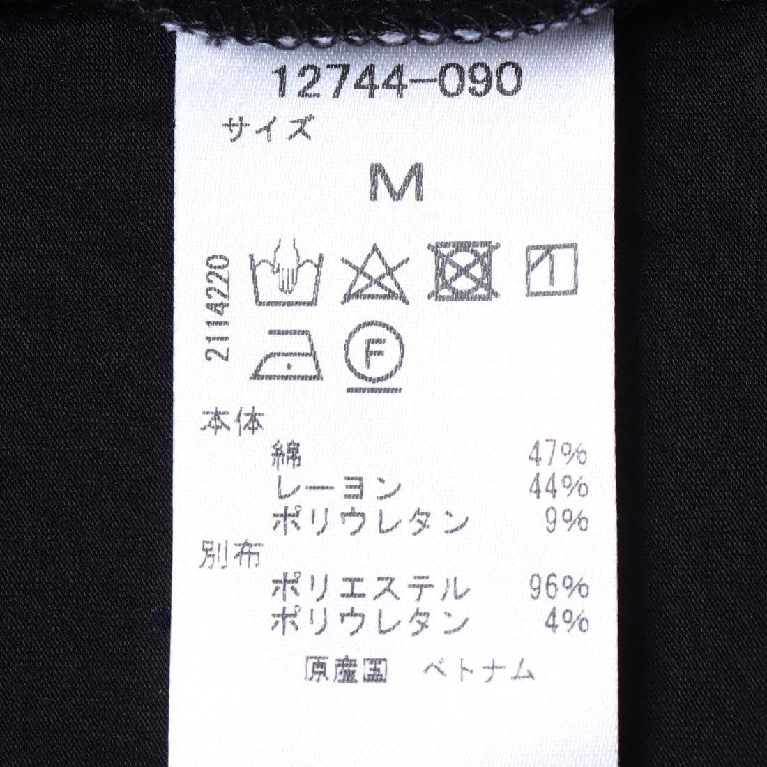 ドゥクラッセ DoCLASSE ボウタイデザイン・異素材トップス (ブラック) ブラック