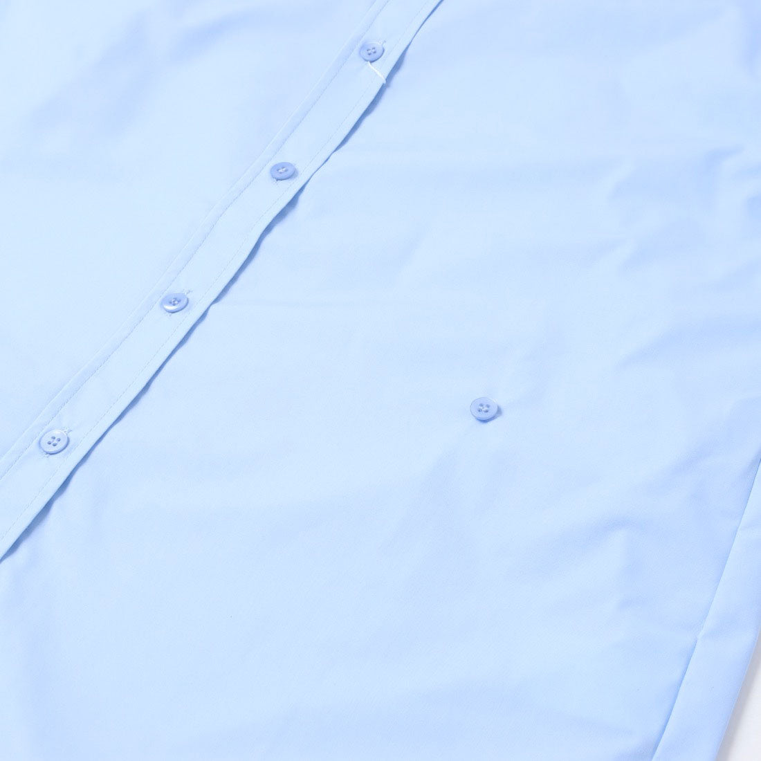 ドゥクラッセ DoCLASSE コットン混ブロード・2WAYスタイルシャツ (サックス) サックス