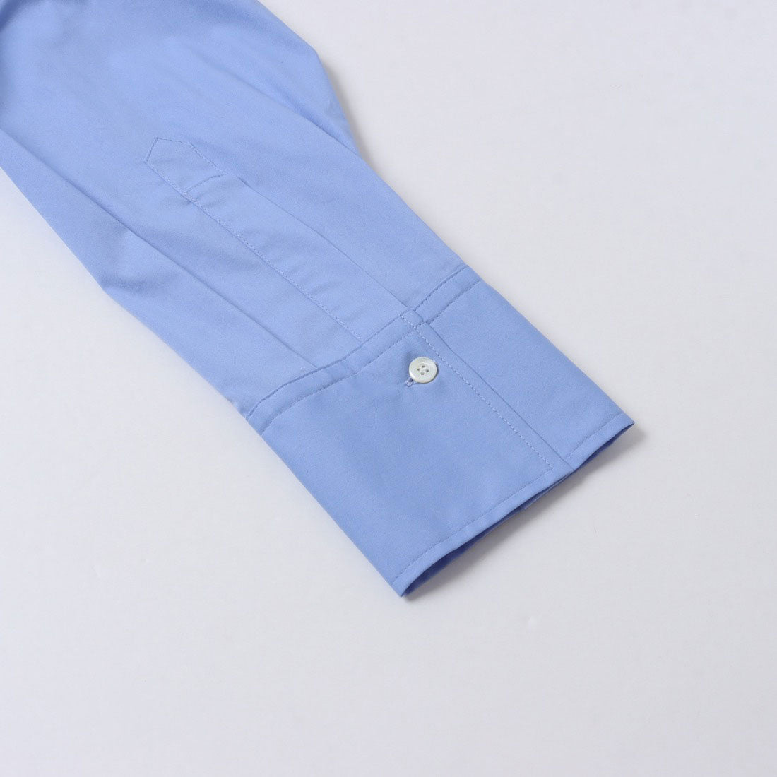 ドゥクラッセ DoCLASSE ストレッチコットン・アシンメトリーシャツ (サックス) サックス