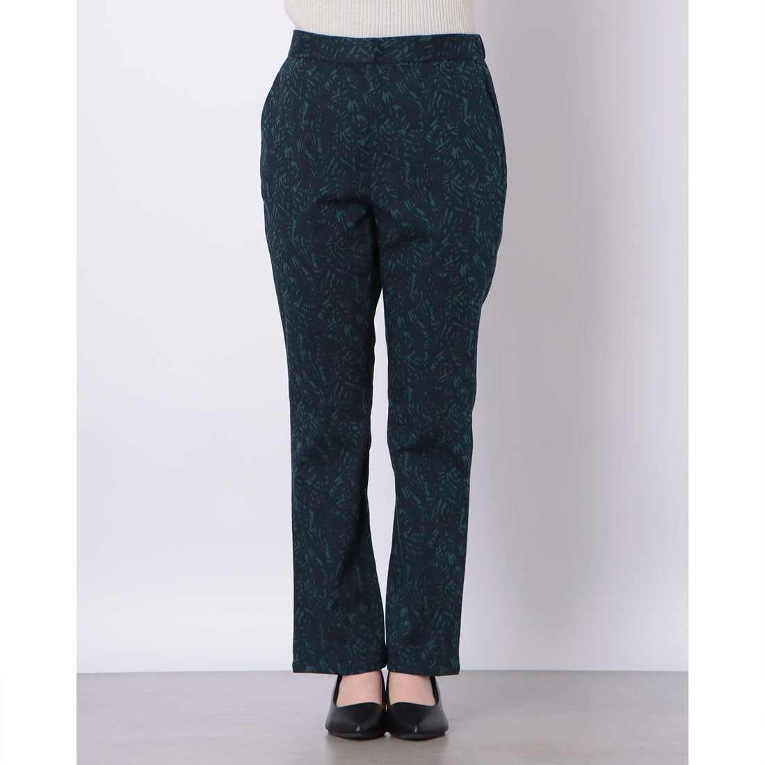 ドゥクラッセ DoCLASSE ミラクルストレッチ・スリム68cm (ネイビー×グリーン) ネイビー×グリーン