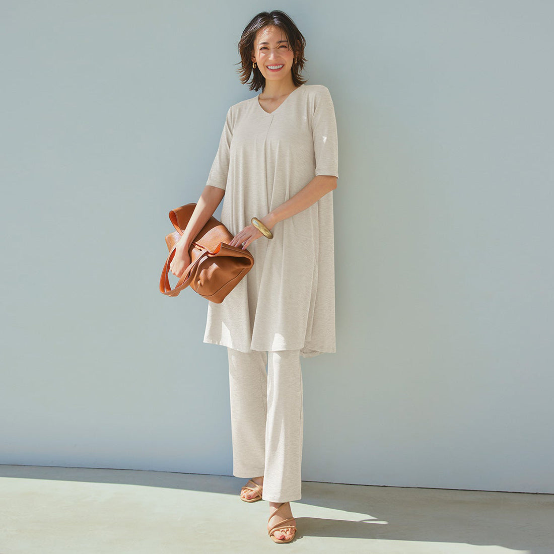 ドゥクラッセ DoCLASSE UVスラブ・ジェットセッターズ/パンツ66cm (ストーン) ストーン