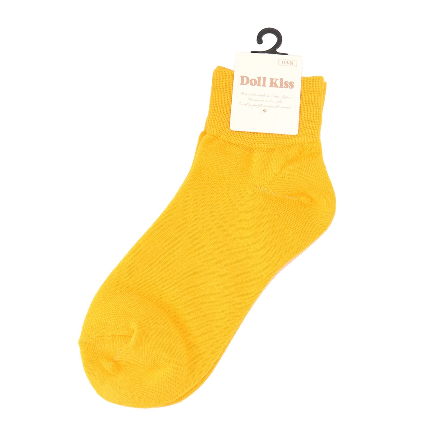ドール キス Doll Kiss スニーカー丈ソックス,イエロー(032)