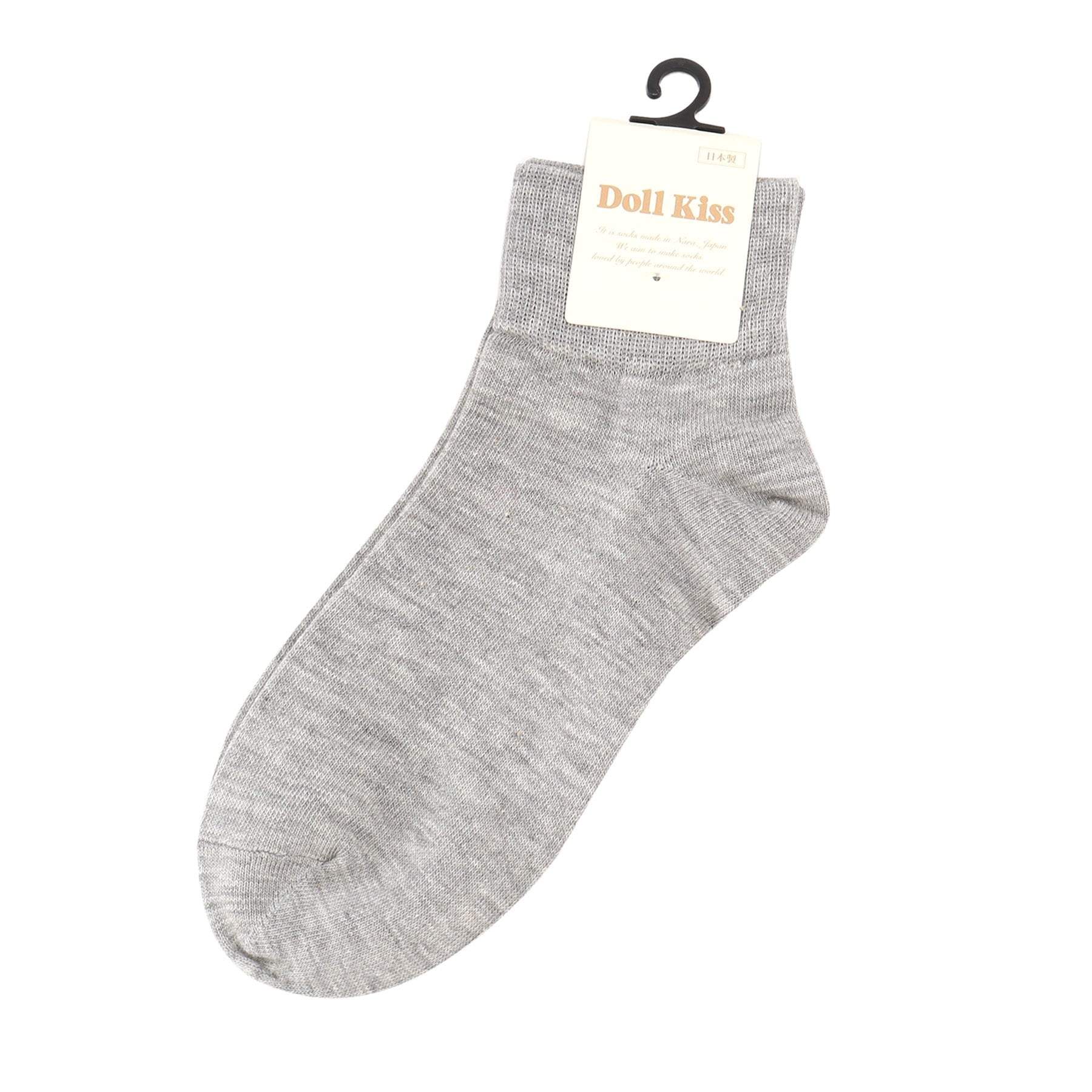 ドール キス Doll Kiss スニーカー丈ソックス,グレー(012)