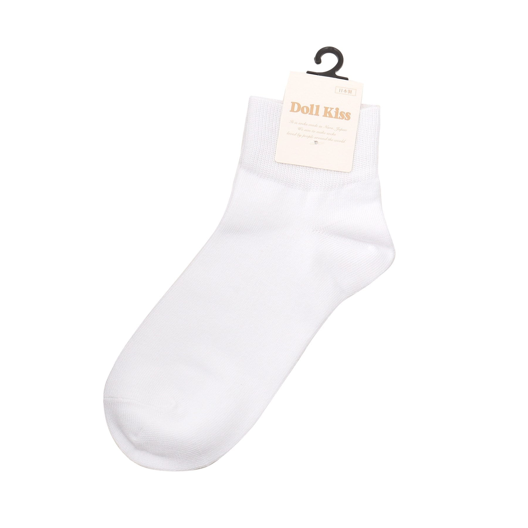 ドール キス Doll Kiss スニーカー丈ソックス,ホワイト(001)