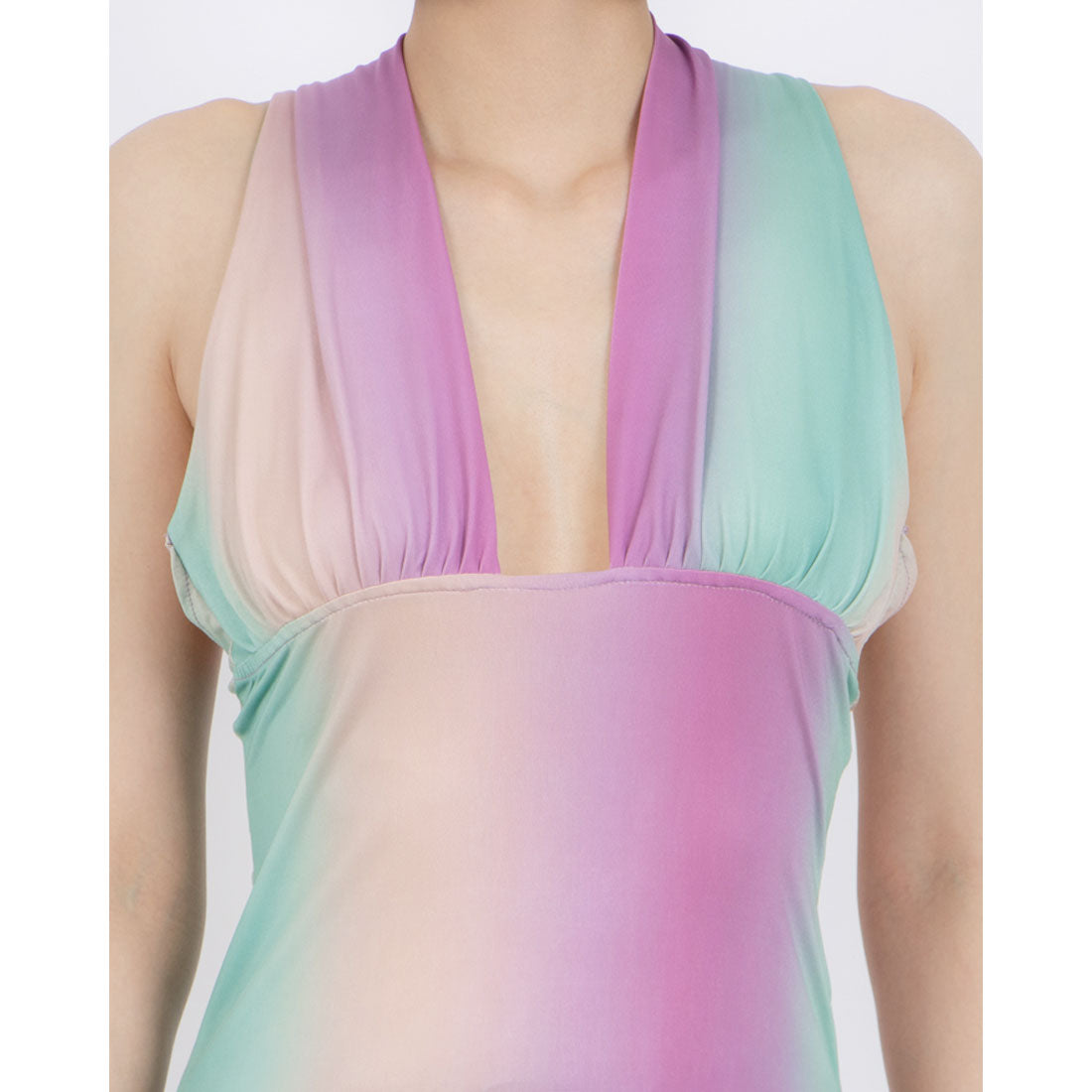 デニーローズ DENNY ROSE パステルレインボーボディスーツ【返品不可商品】 (MULTI) MULTI