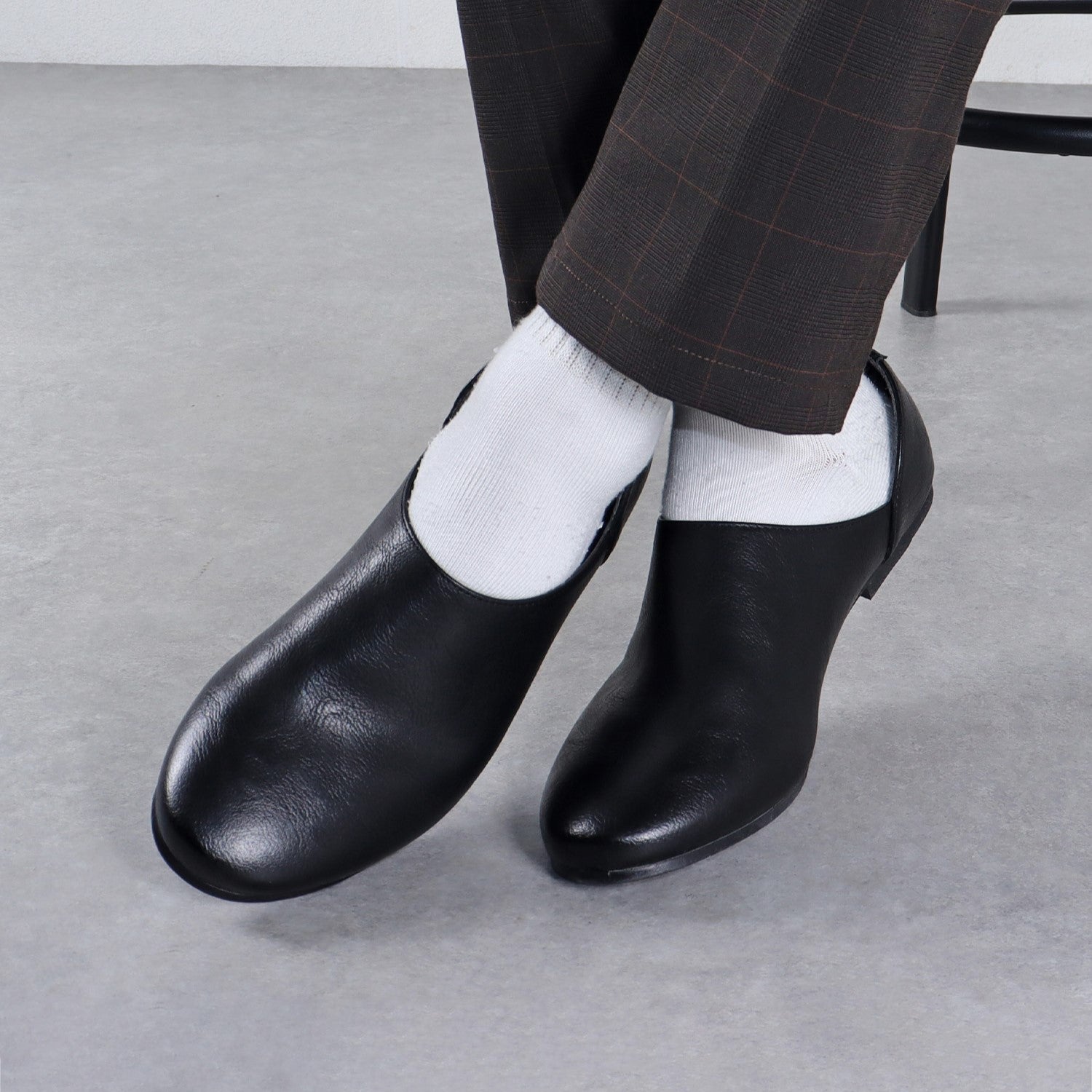 奉獻精神簡單易於匹配! Slippon Babuchu帶有腳跟踩踏/ 5228