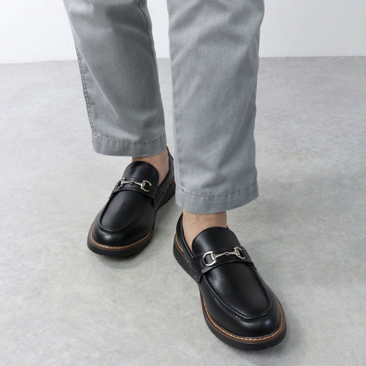 SFW デデス Dedes ビットローファー/6344,ブラック