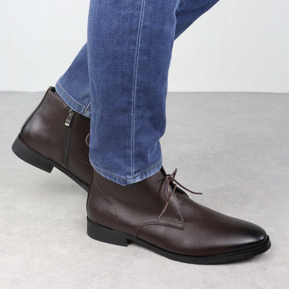 SFW デデス Dedes チャッカ レースアップブーツ /6339,ダークブラウン