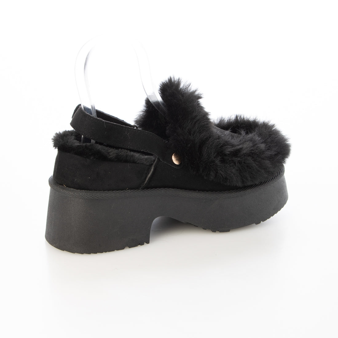 デデス Dedes 厚底バックベルトファースリッポンシューズ / 6423 (ブラック) ブラック