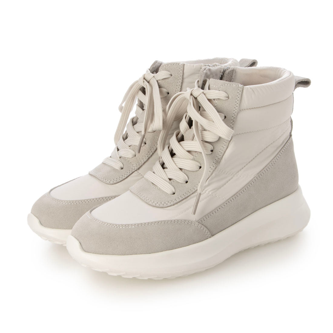 デオーチョアデオーチョ de ocho A de ocho 楽ちんハイカットスニーカー (IV) IV