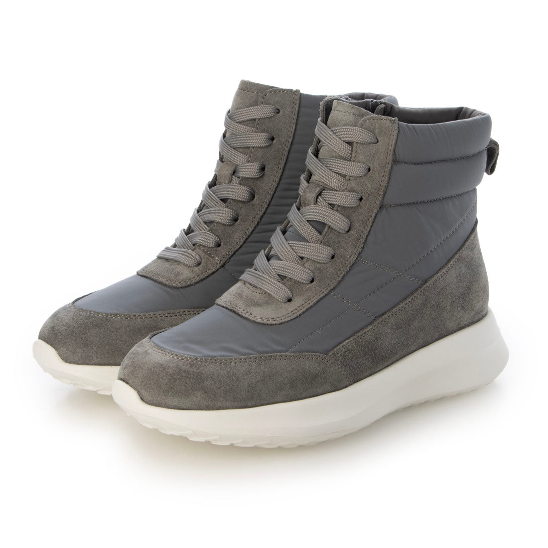 デオーチョアデオーチョ de ocho A de ocho 楽ちんハイカットスニーカー (GY) GY