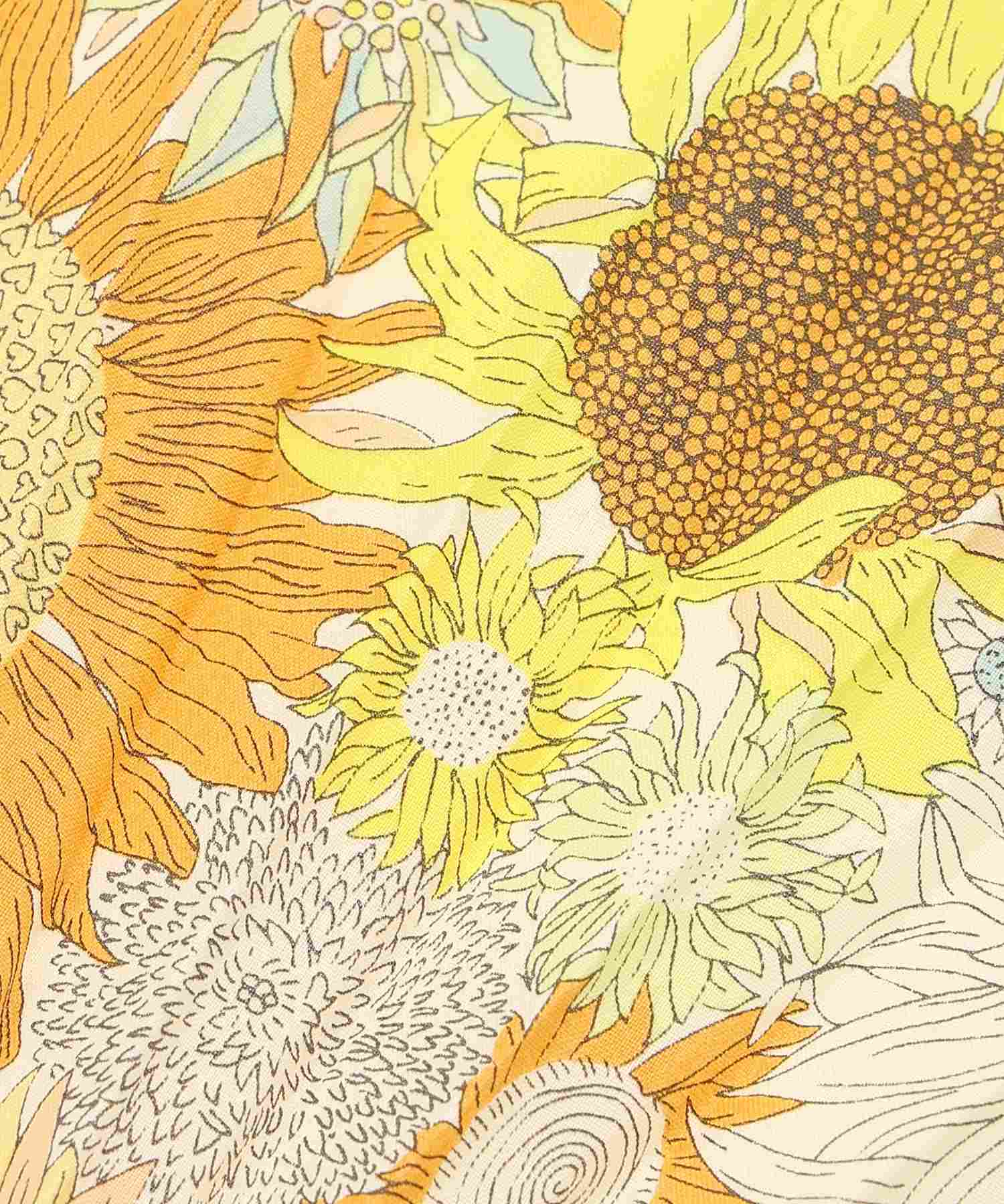 デコイ DECOY リバティプリント扇子 (イエロー) イエロー