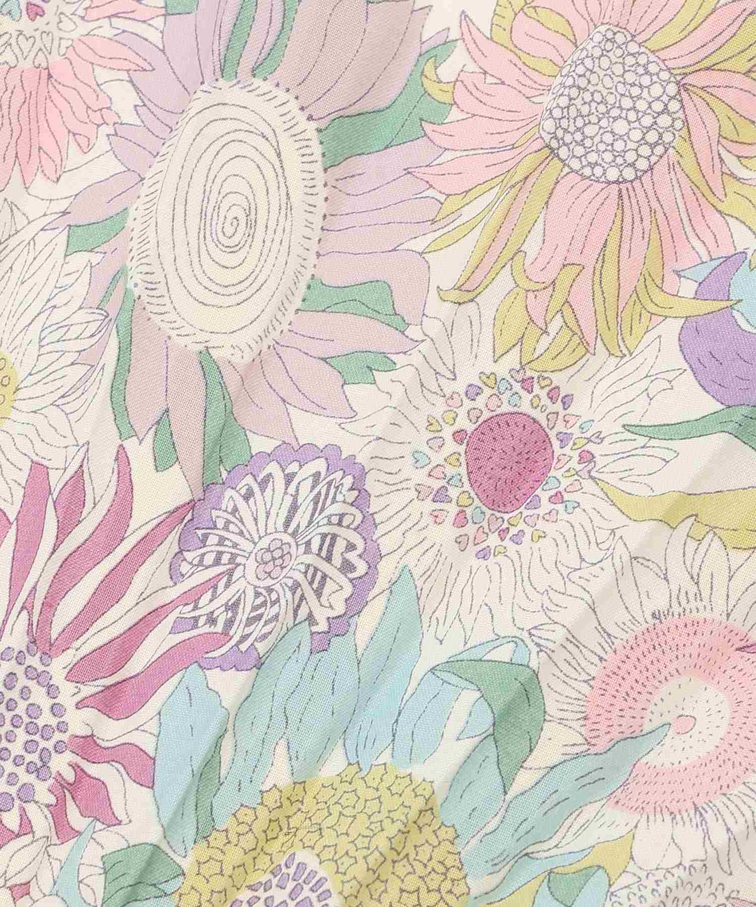 デコイ DECOY リバティプリント扇子 (イエロー) イエロー