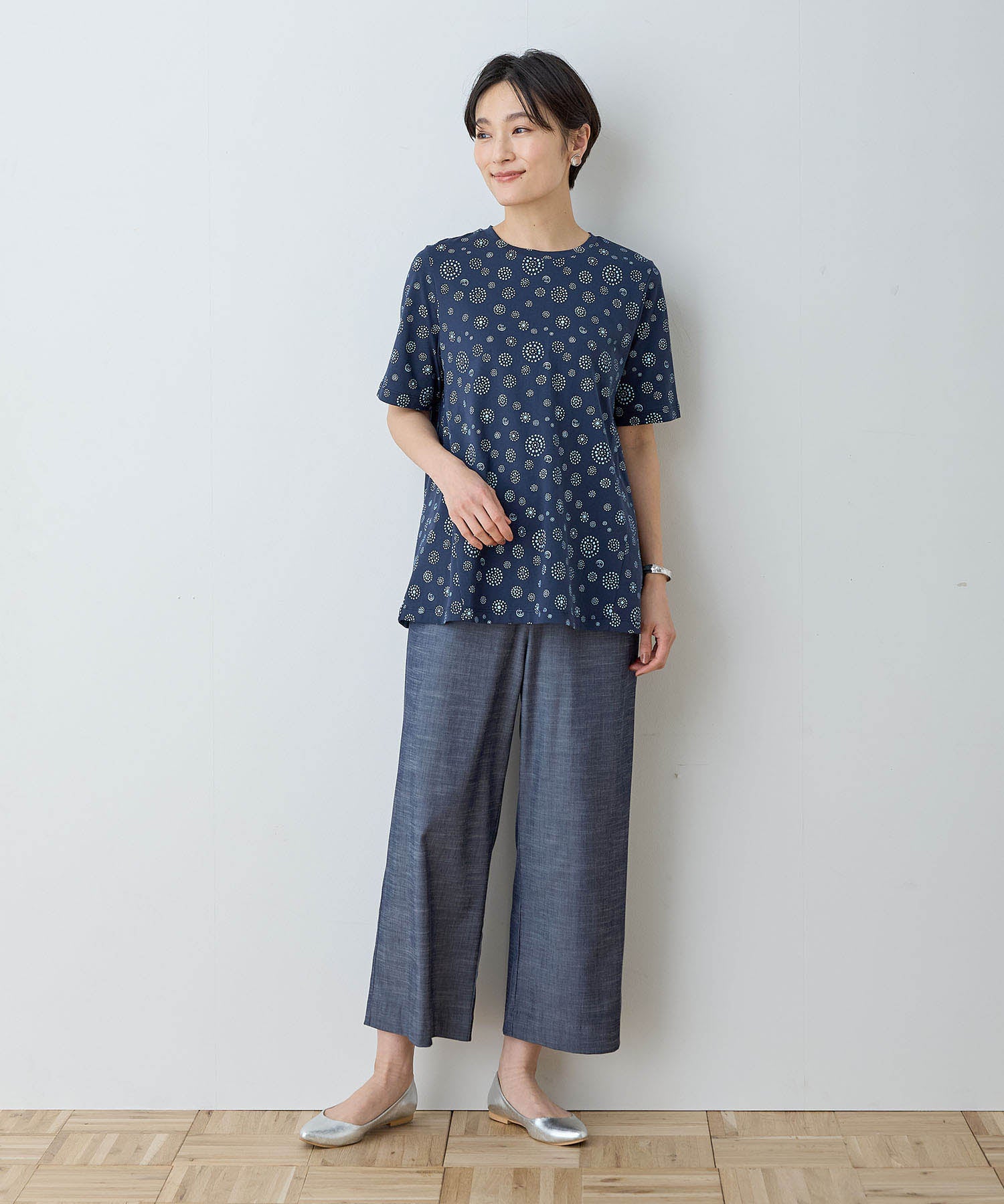 デコイ DECOY 【ひやさら】【UVカット】【友桝飲料コラボ】ドットロゴプリントTシャツ (ホワイト) ホワイト