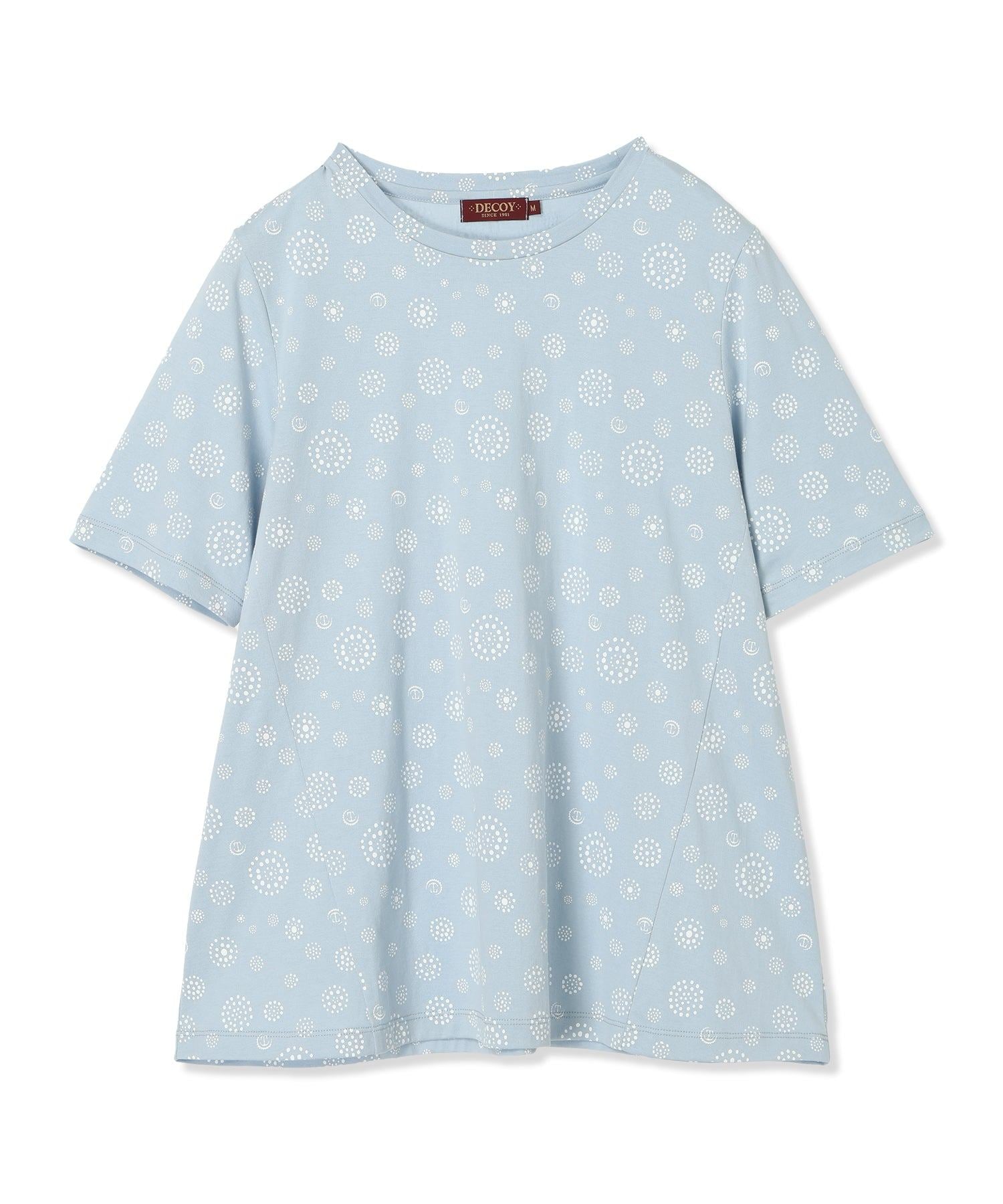 デコイ DECOY 【ひやさら】【UVカット】【友桝飲料コラボ】ドットロゴプリントTシャツ (ホワイト) ホワイト