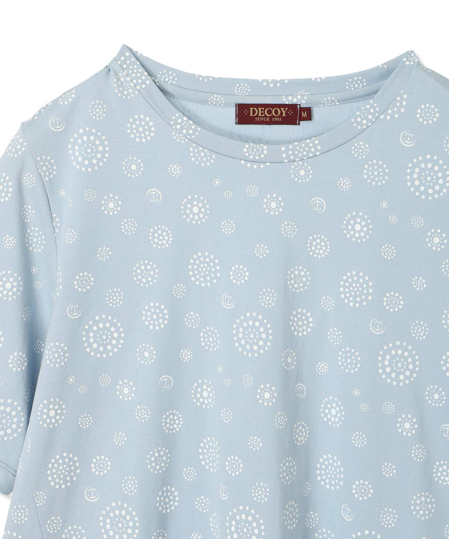 デコイ DECOY 【ひやさら】【UVカット】【友桝飲料コラボ】ドットロゴプリントTシャツ (ホワイト) ホワイト