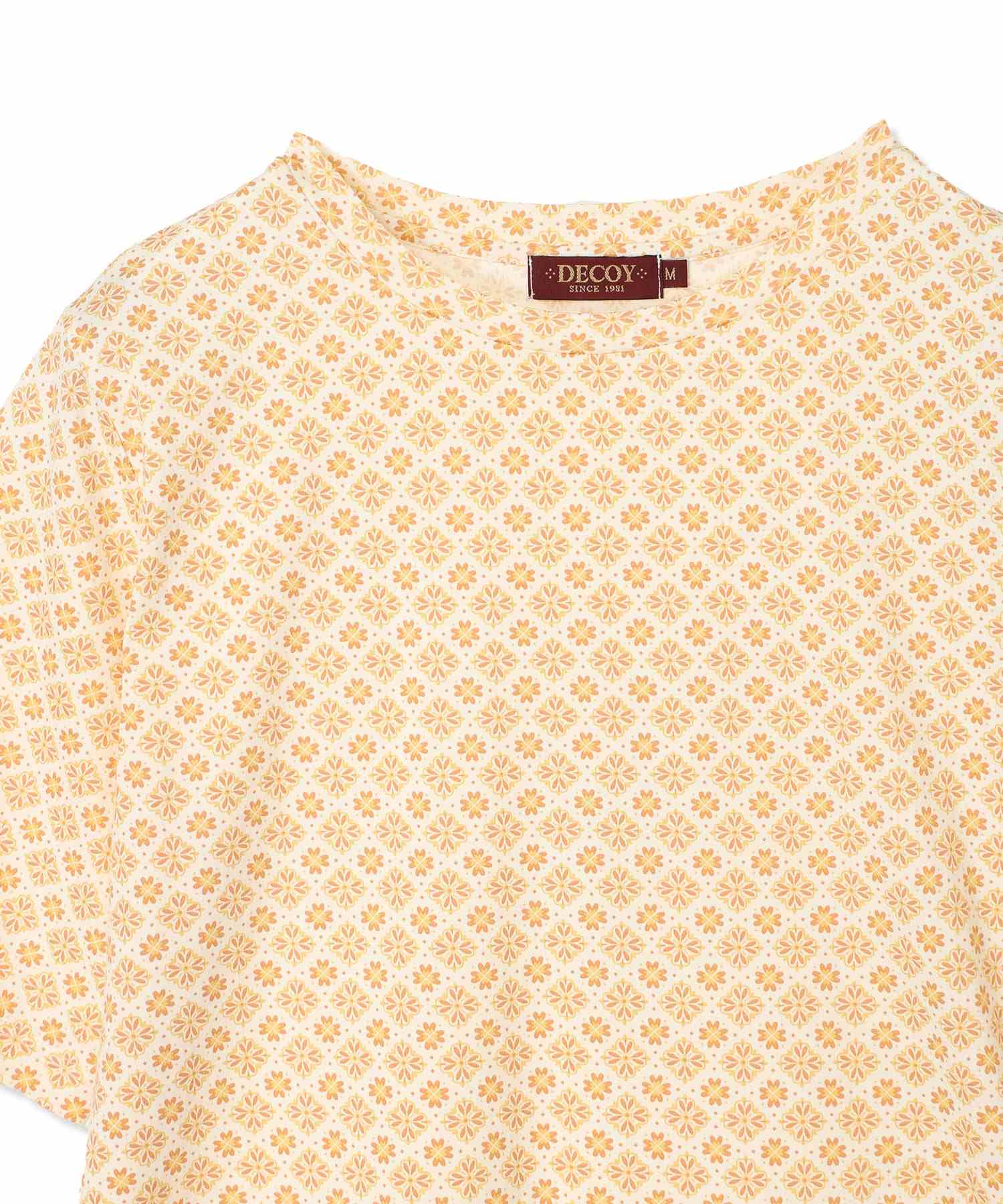 デコイ DECOY 【ひやさら】【UVカット】総プリントTシャツ (ネイビー) ネイビー