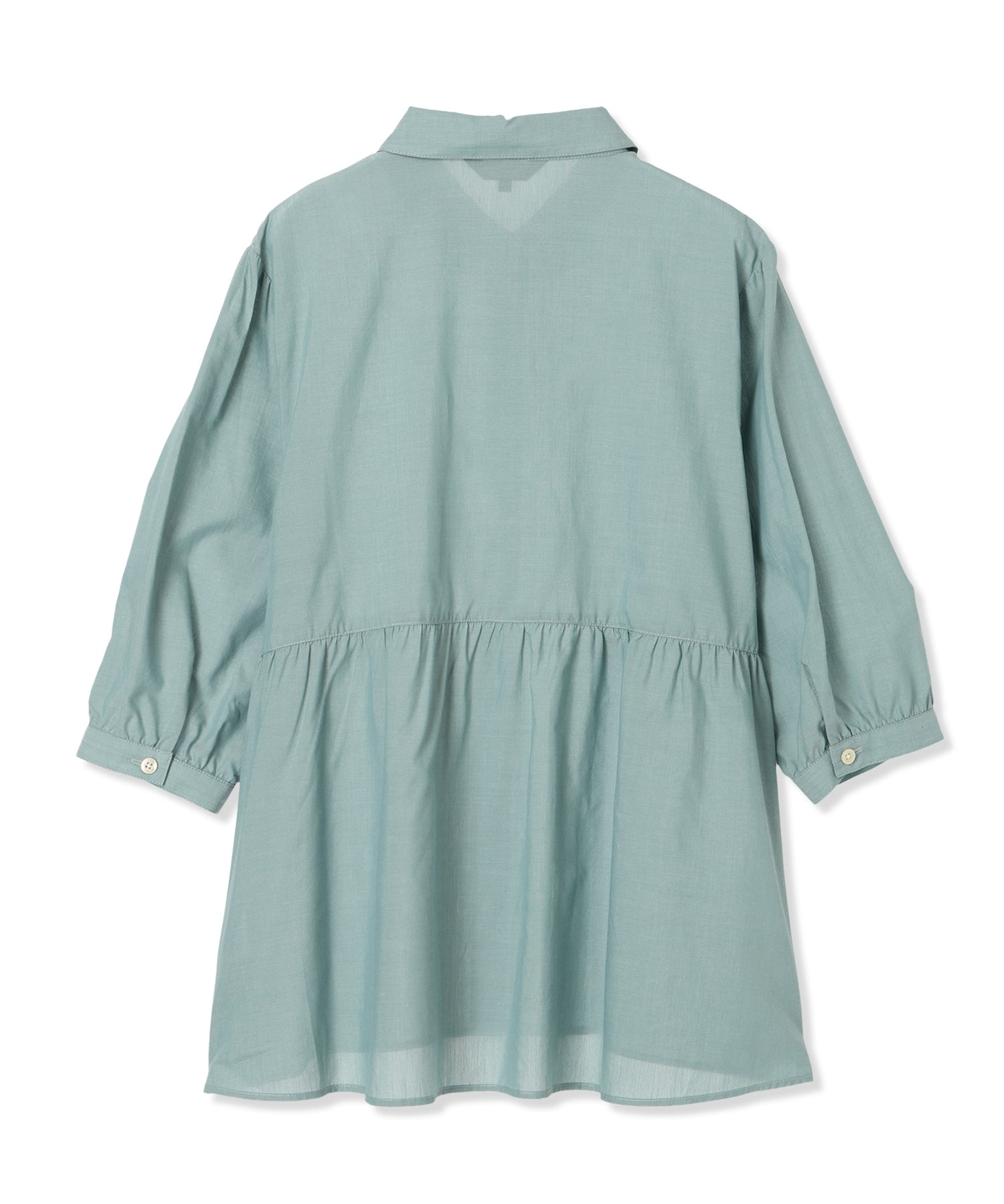 デコイ DECOY ペプラムブラウス (ブルー) ブルー