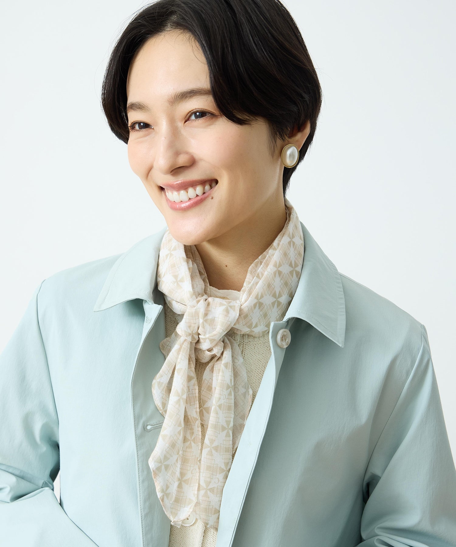 デコイ DECOY モノグラムストール (ネイビー) ネイビー