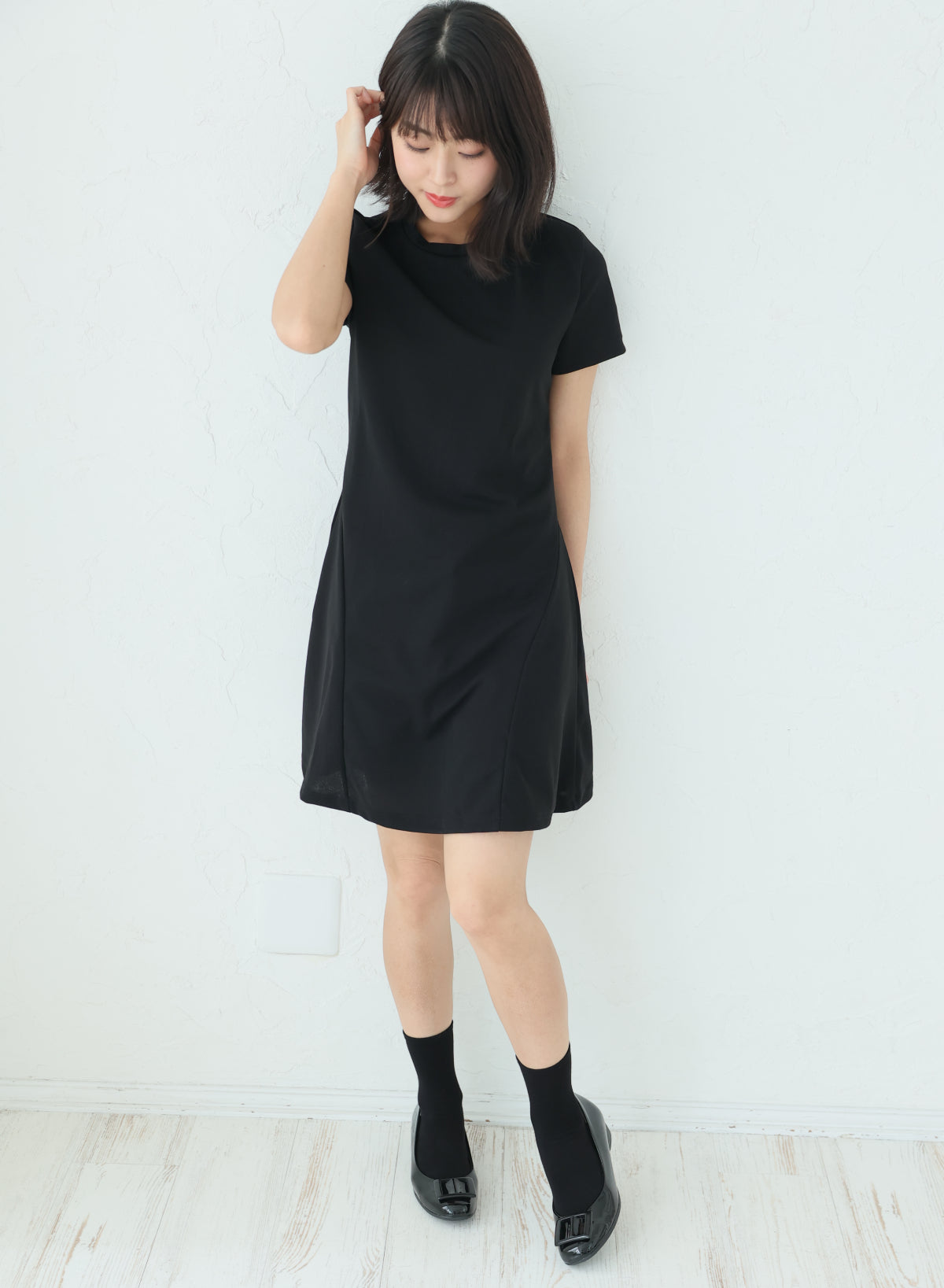 デメテル DEMETER 雨でもおしゃれに履けるバックルレインパンプス