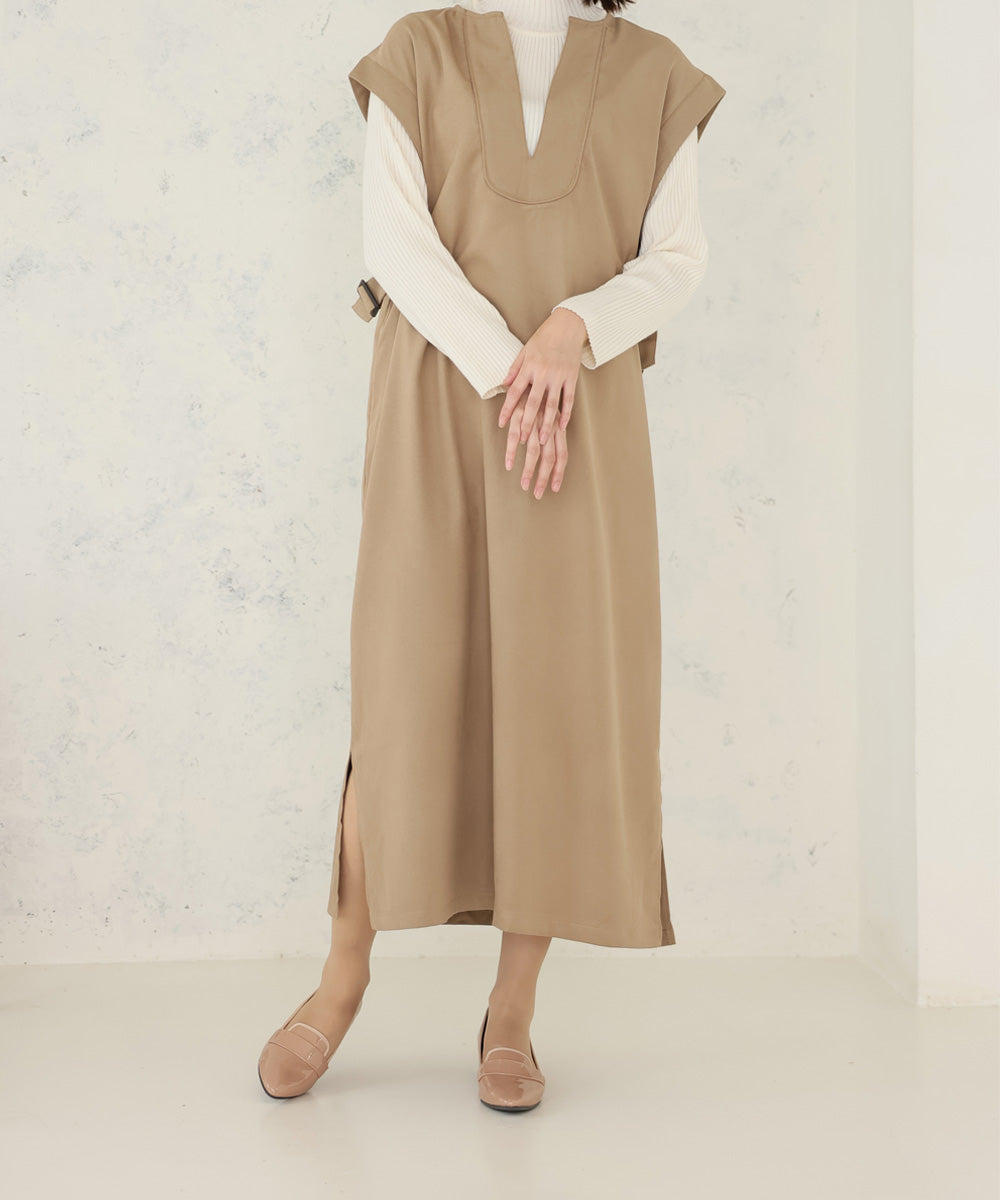 デメテル DEMETER 防水・撥水・防滑☆晴れ雨兼用 幅広 3E ポインテッドトゥ ローファー レインパンプス レインシューズ (ベージュエナメル) ベージュエナメル