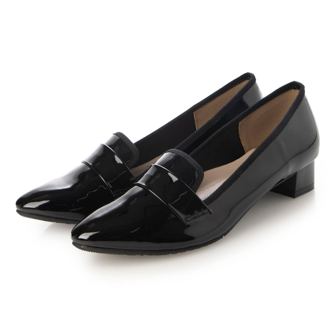 DEMETER Waterproof, water repellent, anti-slip ☆ For both sunny and rainy days Wide 3E pointed toe loafers Rain pumps Rain shoes