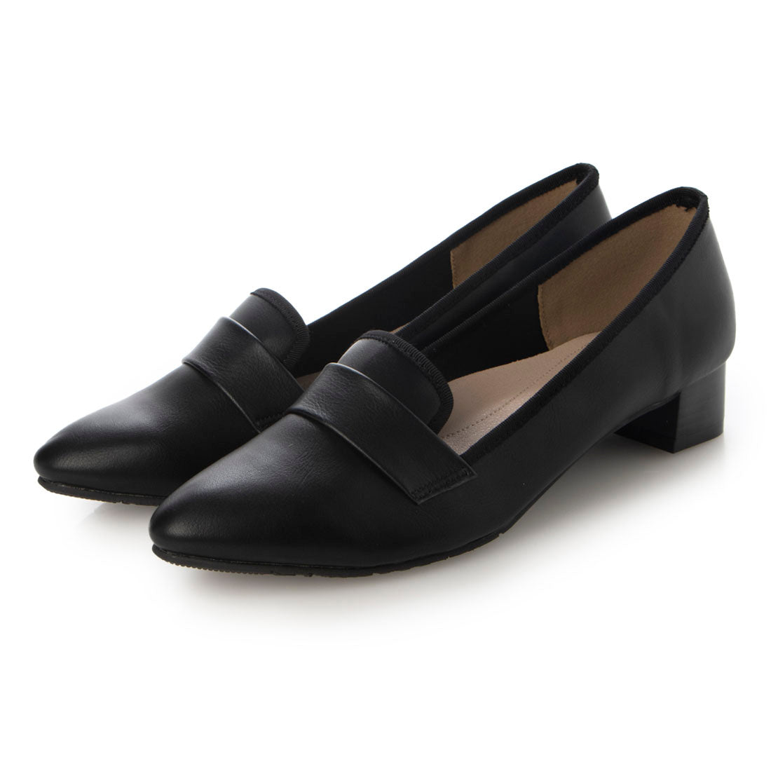 DEMETER Waterproof, water repellent, anti-slip ☆ For both sunny and rainy days Wide 3E pointed toe loafers Rain pumps Rain shoes