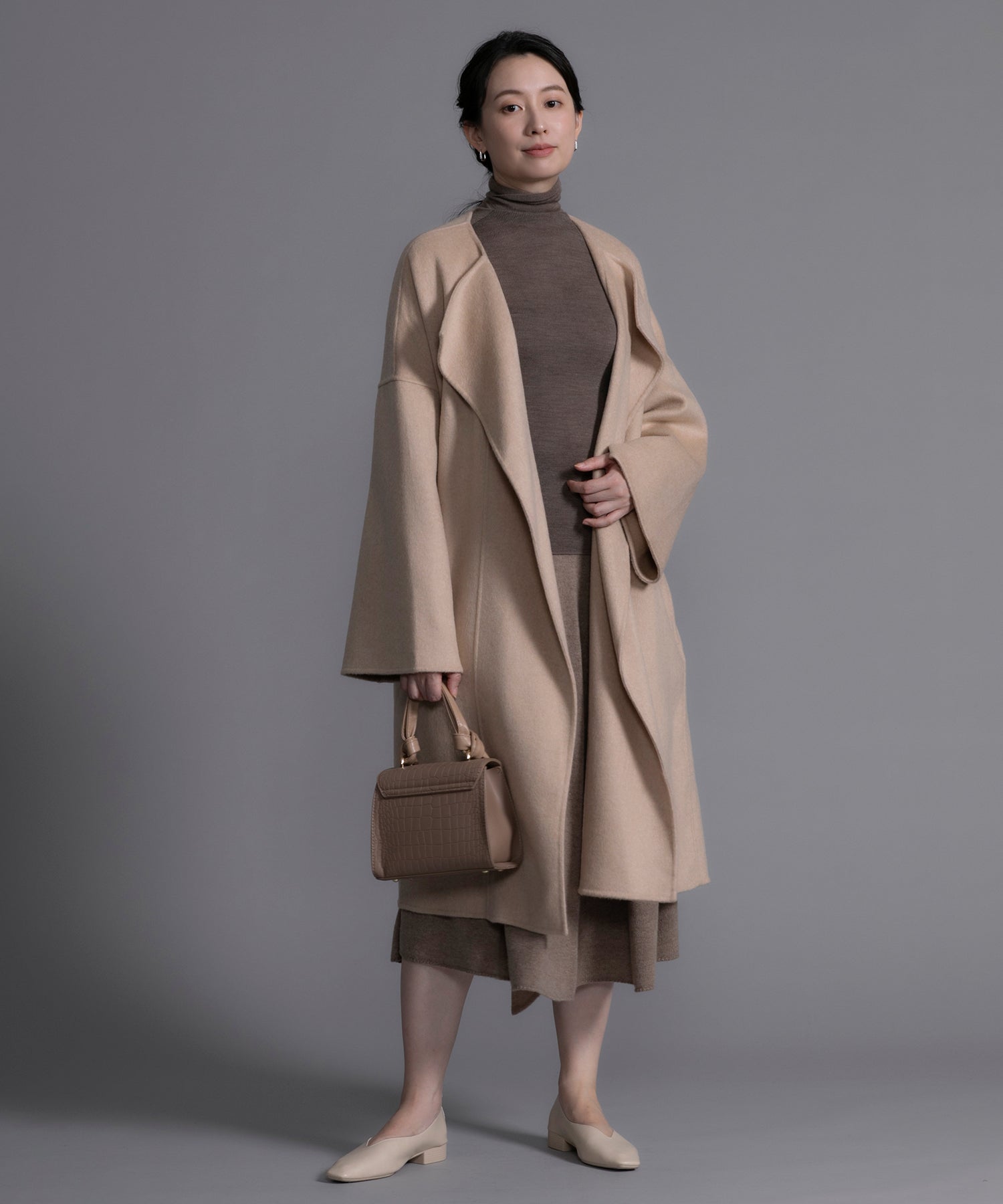 Decade Classic DECADE CLASSIC Cashmere Belted Coat